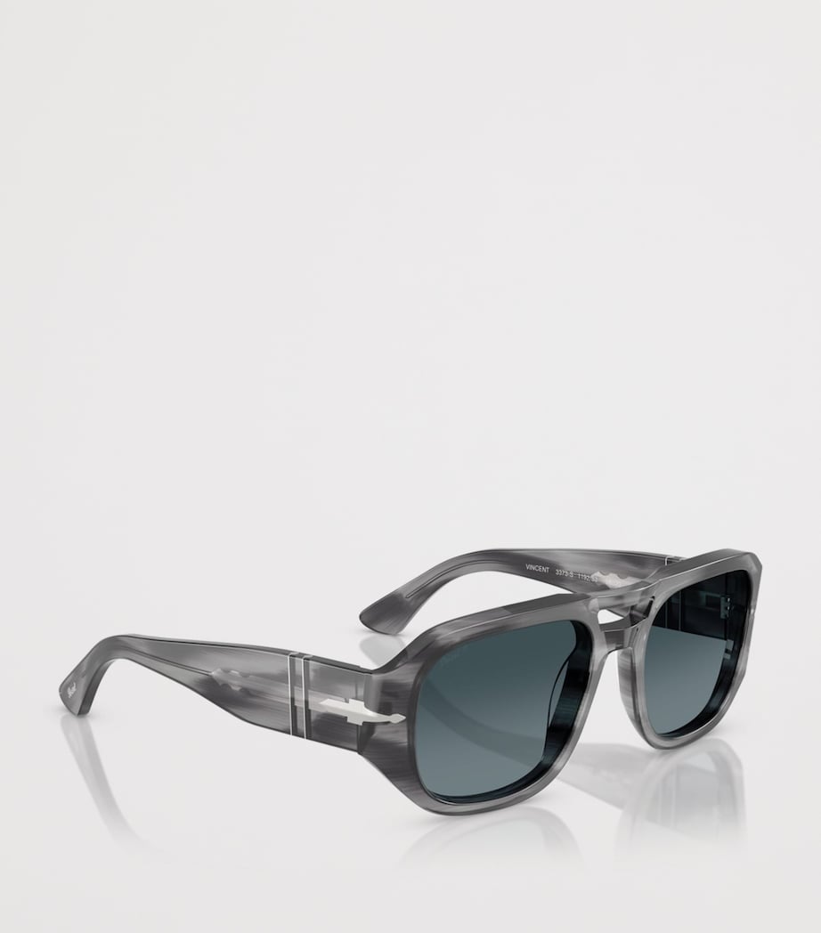 Persol Acetate Vincent Pilot Sunglasses Image 6