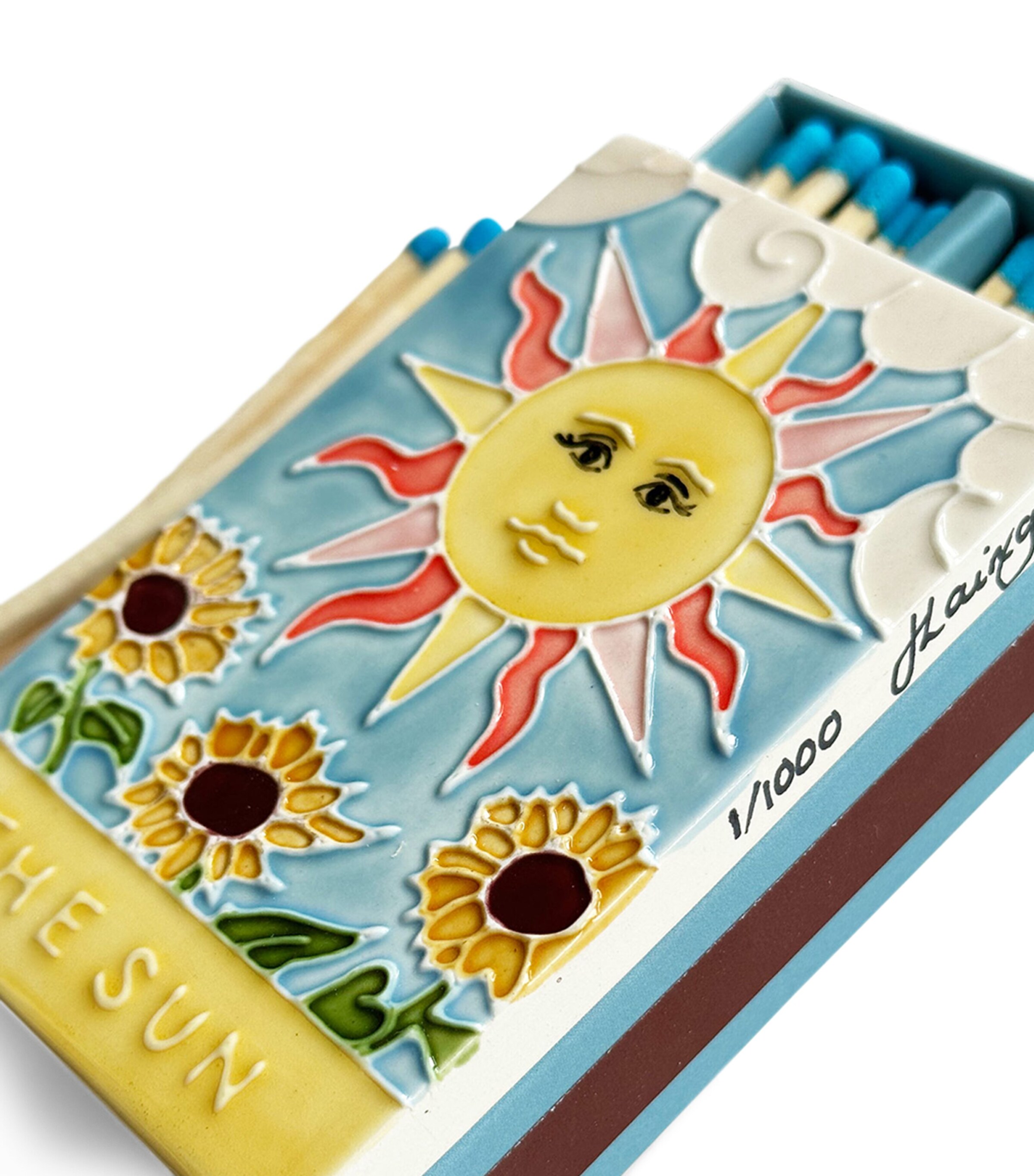 Jo Laing Ceramic The Sun II Matchbox Image 3