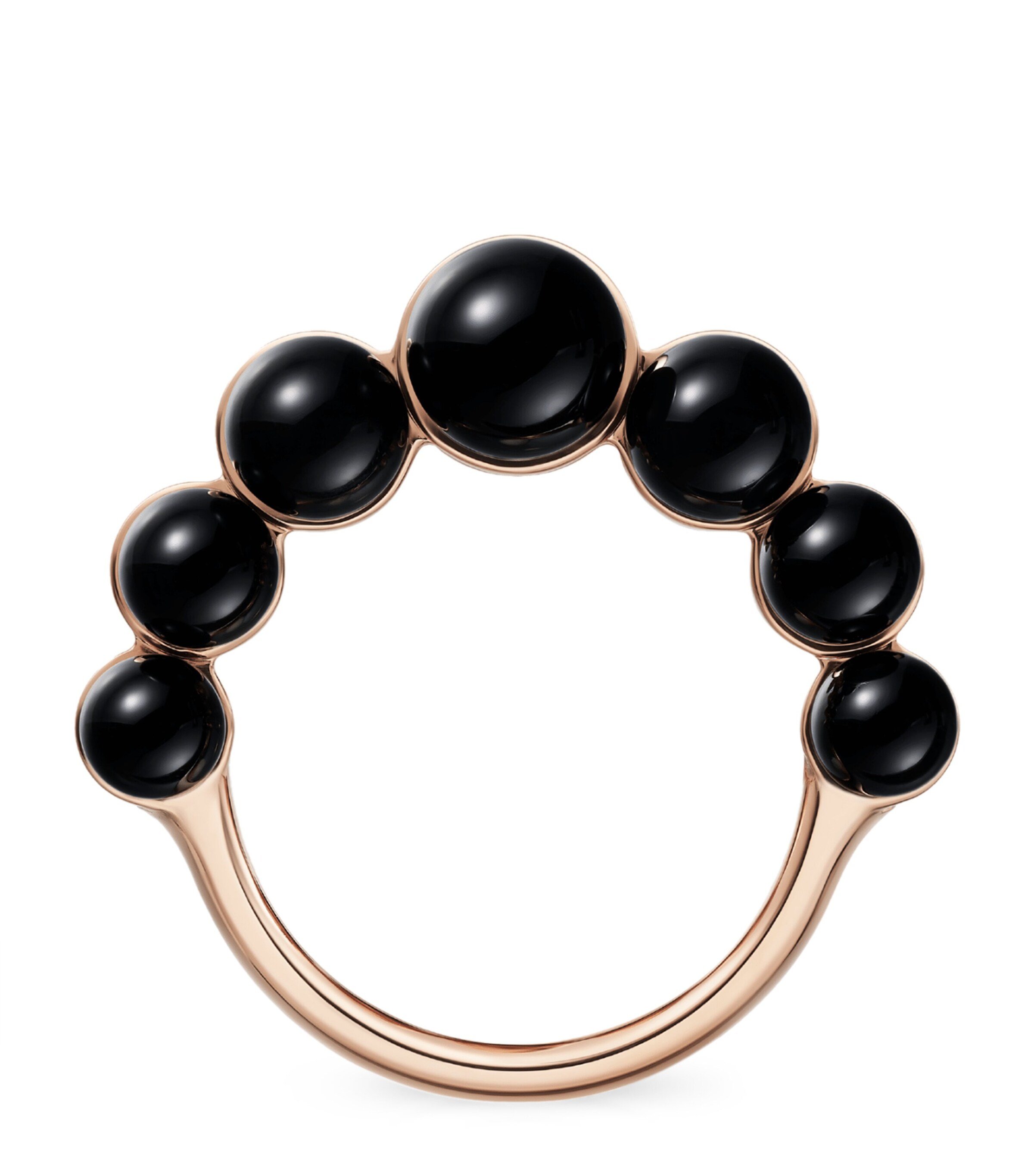 Rose Gold, Onyx and Diamond Clash de Cartier Ring ROSE GOLD Image 7