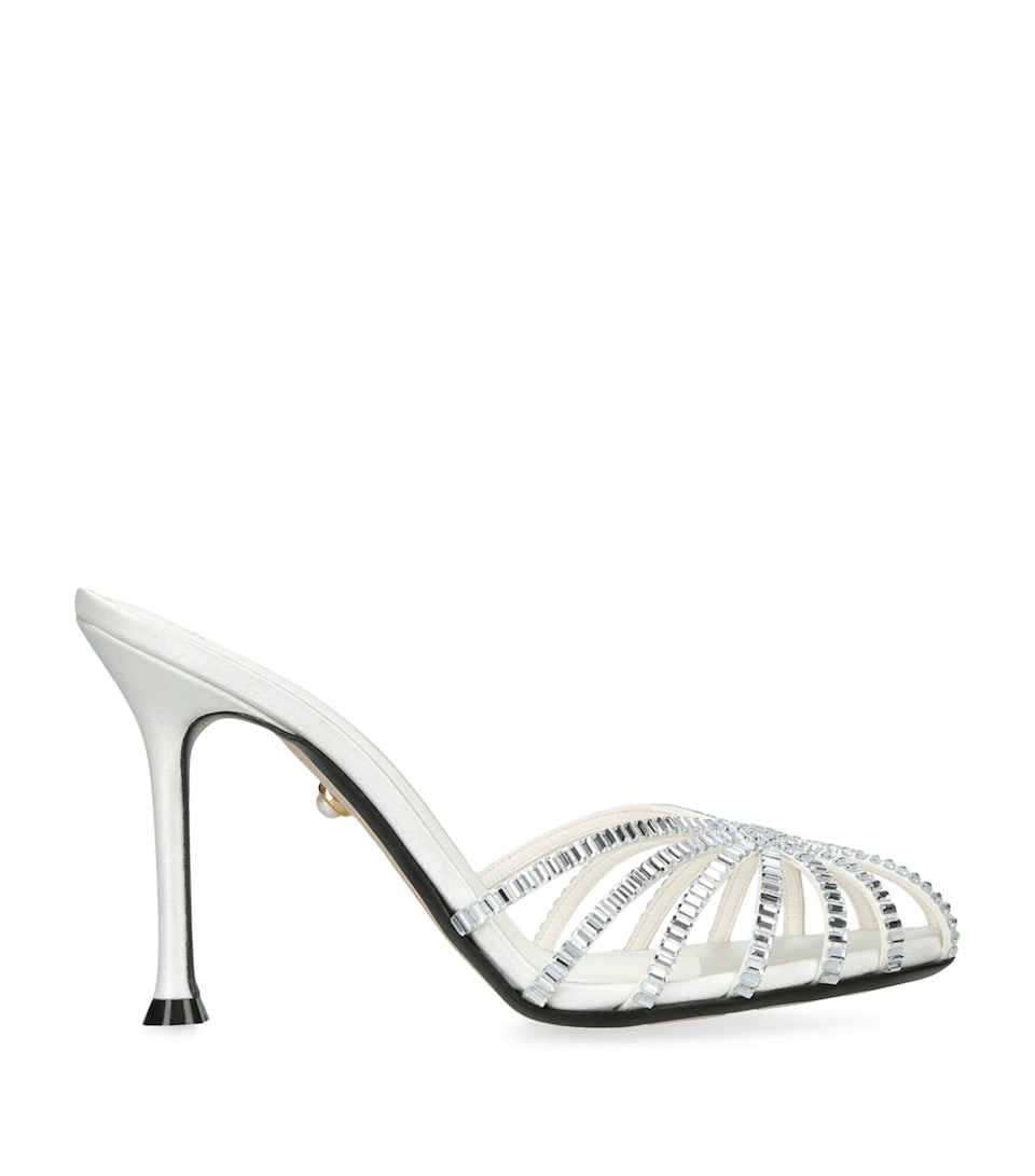 Satin Soraya Heeled Mules 95