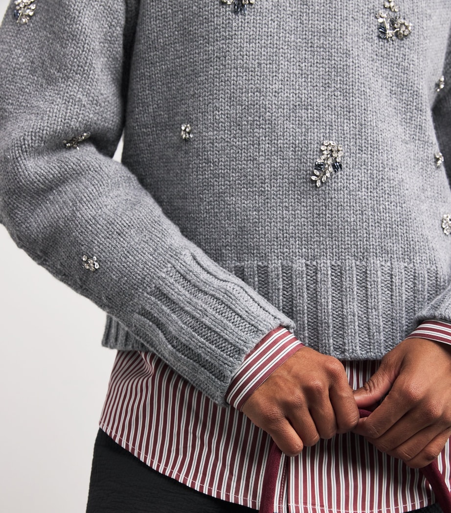 Wool-Cashmere Coraline Sweater BLACK Image 6