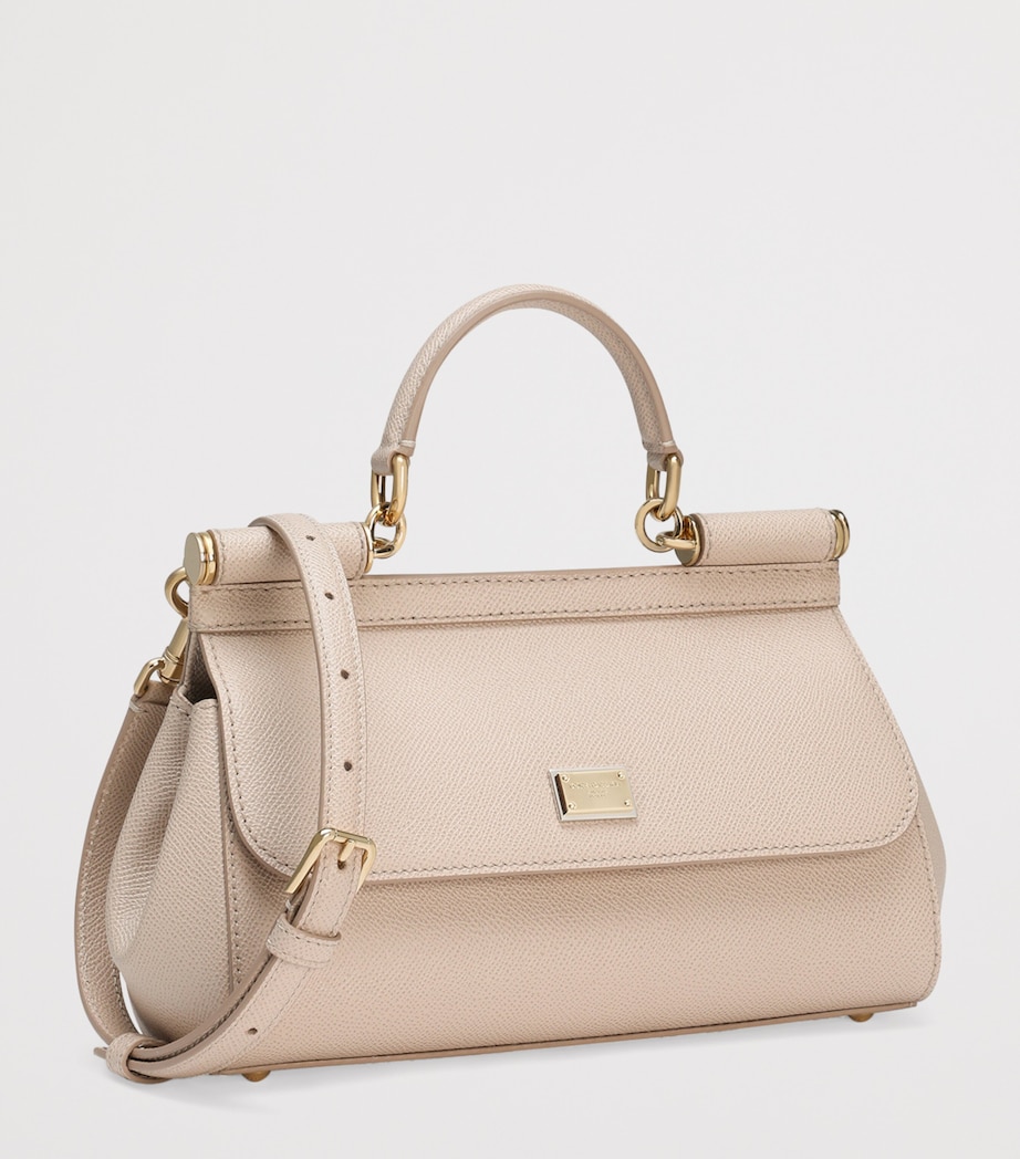 Leather Sicily Top-Handle Bag 80414-LIGHT PINK 1 Image 3
