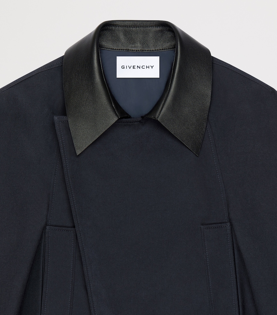 Givenchy Womens Cotton-Wool Cropped Jacket Image 4