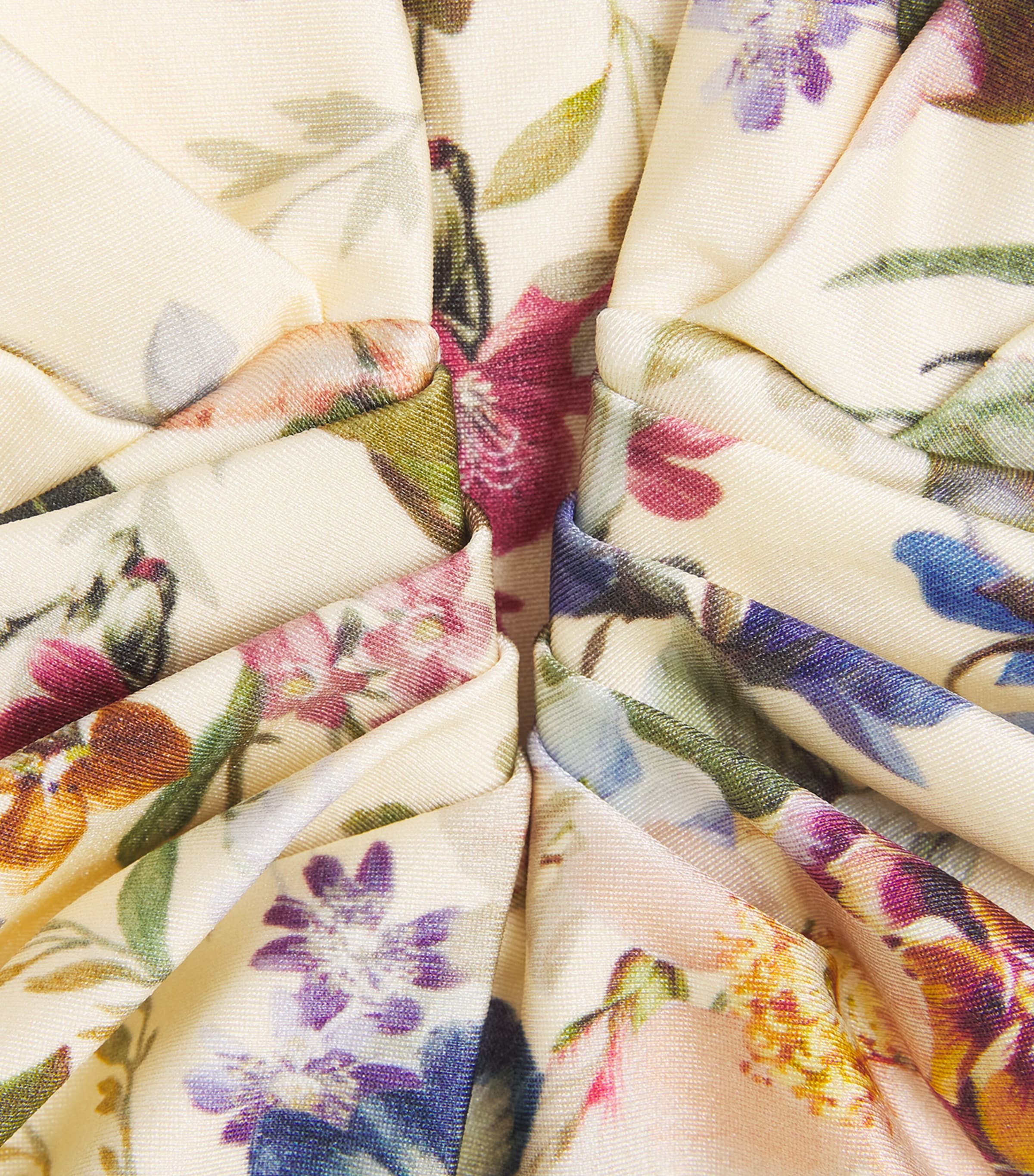 Pleated Patience Swimsuit VANILLA FLORALVFLO Image 4