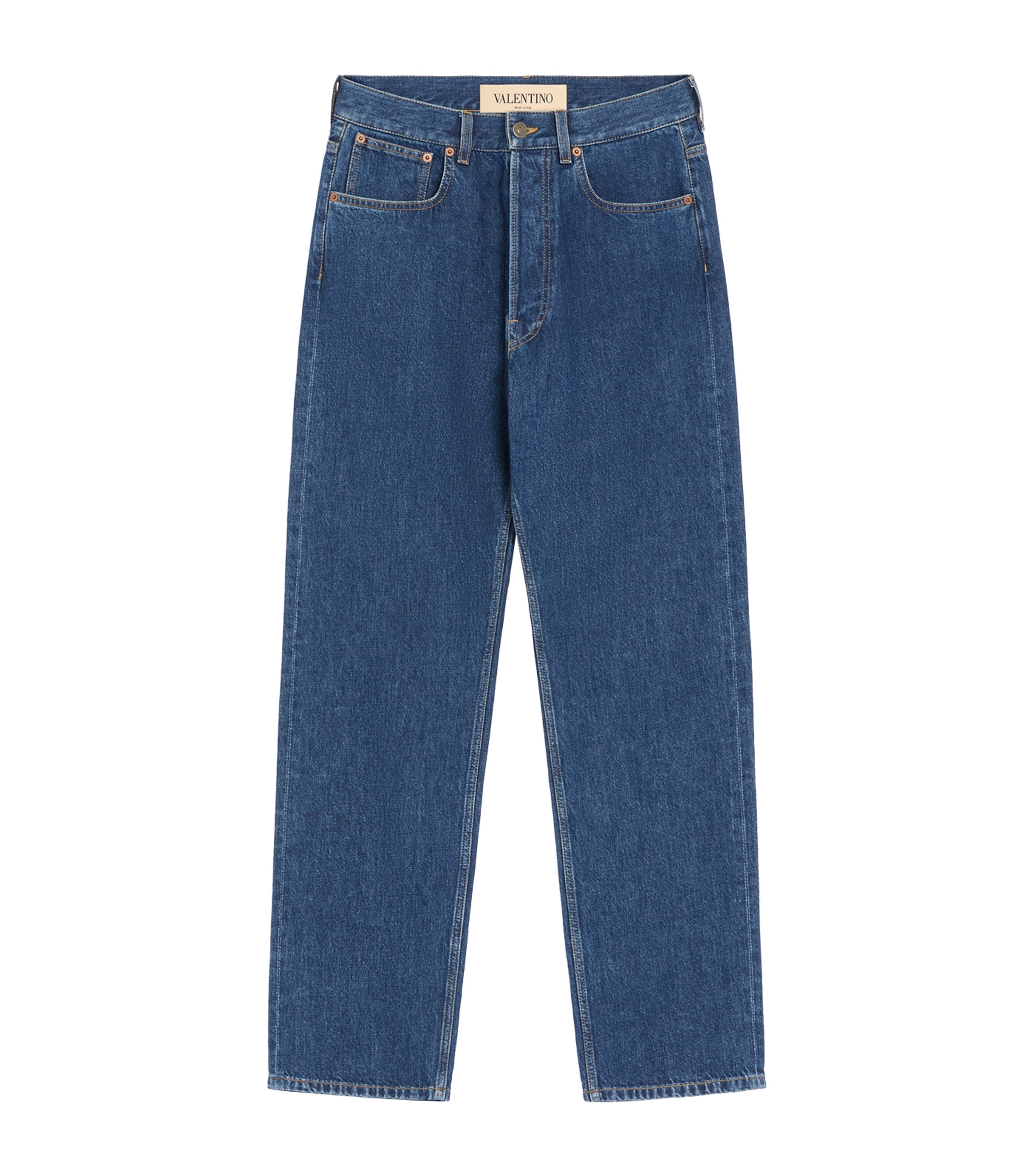 Valentino Mens VGold Straight Jeans Image 1