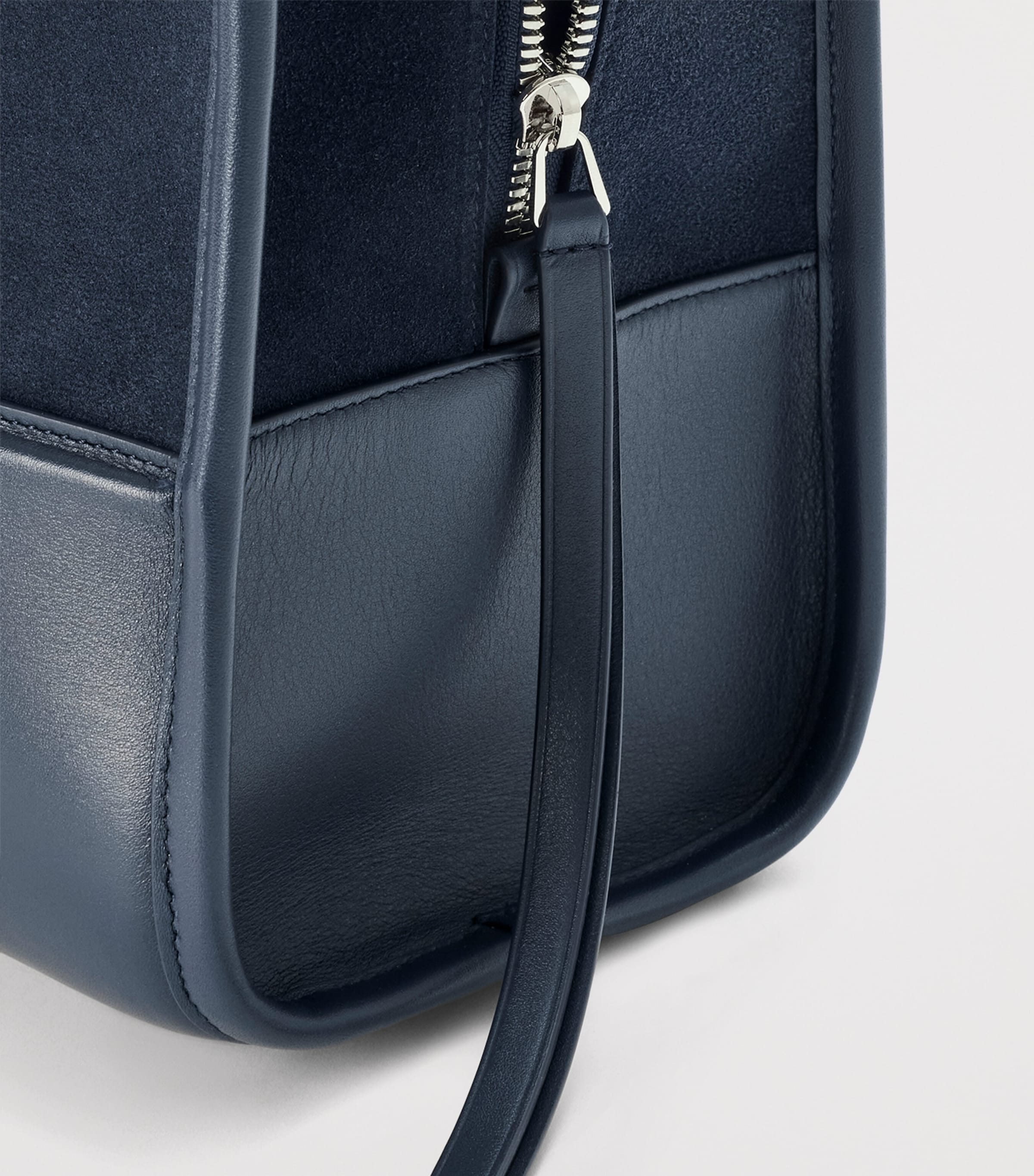 LOEWE Large Suede Amazona 180 Top-Handle Bag Deep Navy Image 8