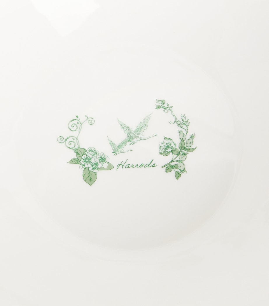 Fine Bone China Toile Bowl (22.5cm) GREEN Image 3