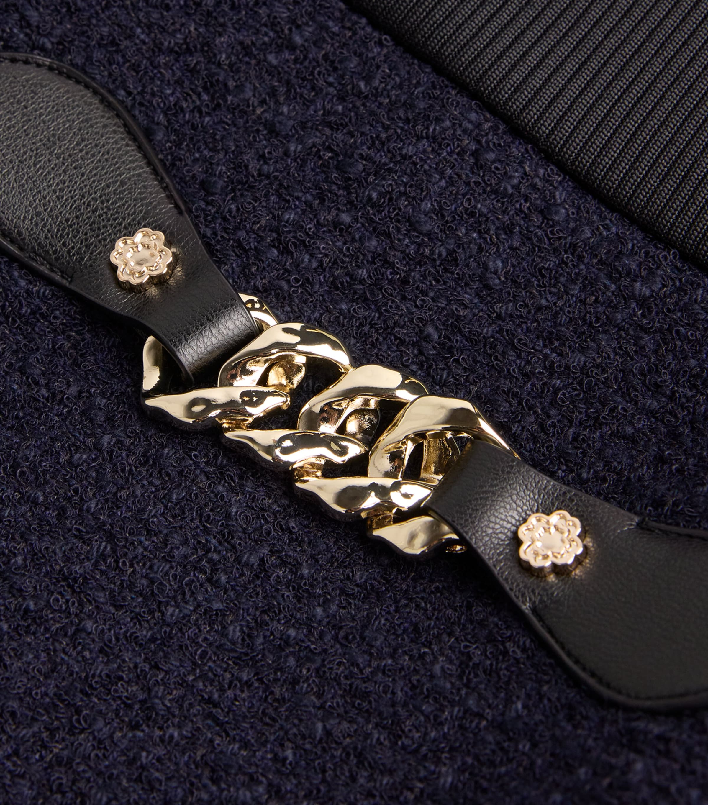 Tweed 2-In-1 Mini Dress NAVY Image 5