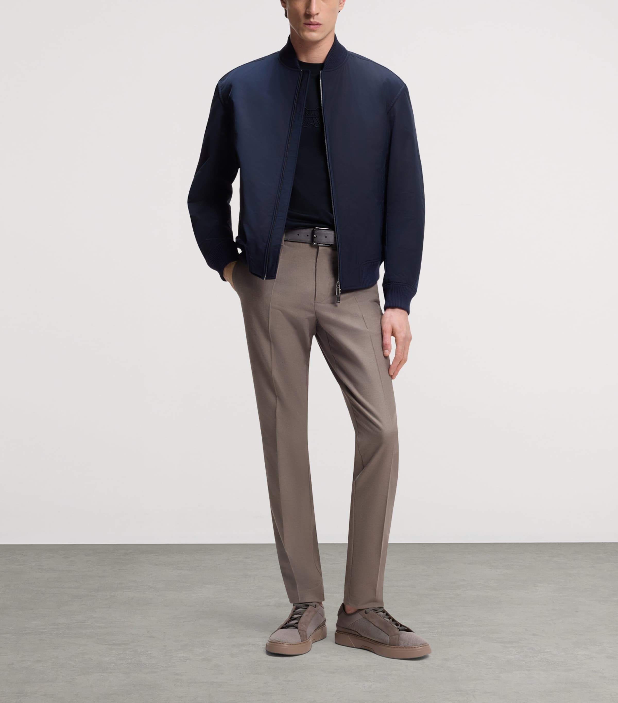 BOSS Mens x Aston Martin Embroidered T-Shirt Image 4
