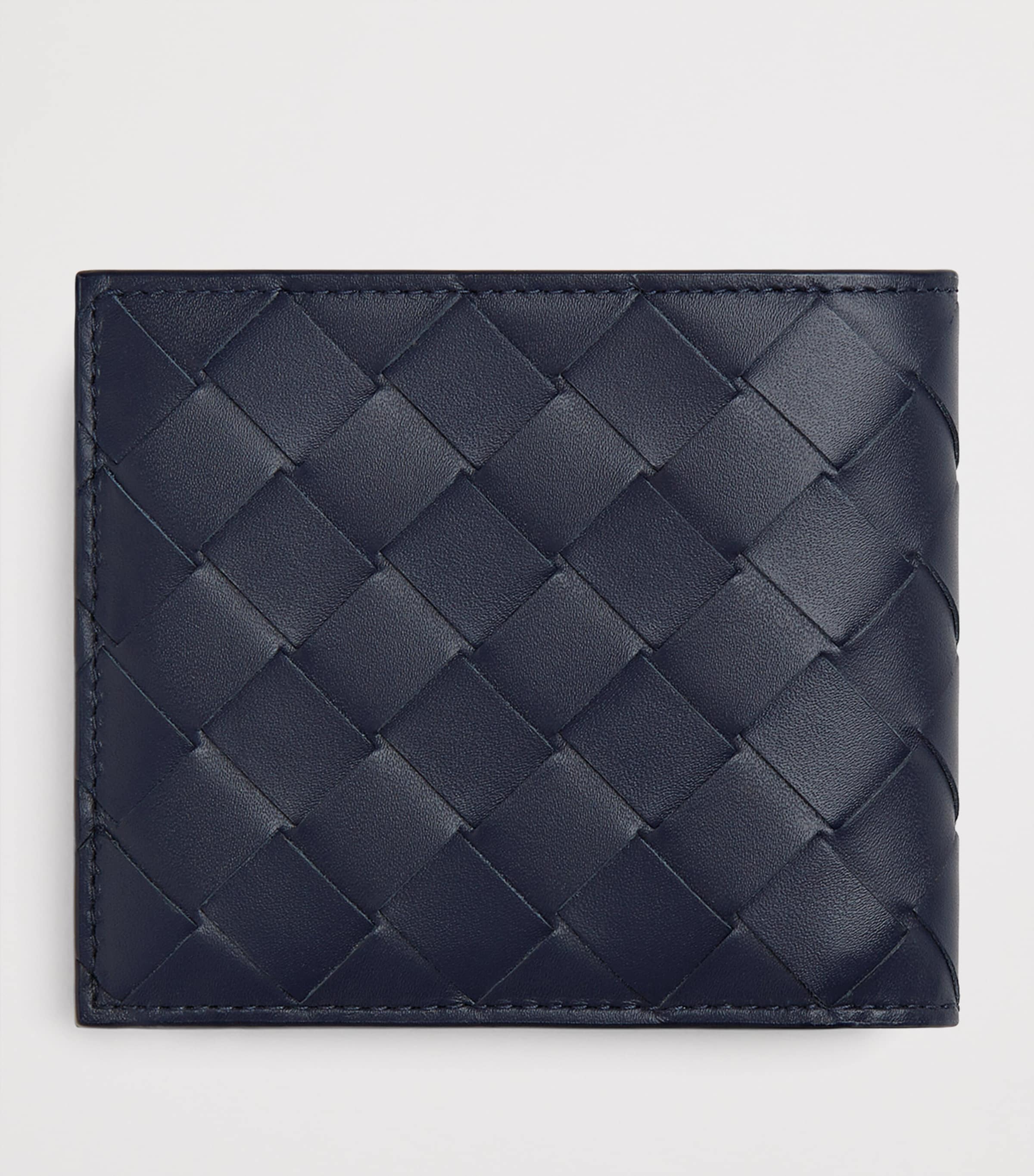 Leather Intrecciato Bifold Wallet 3258 Image 3