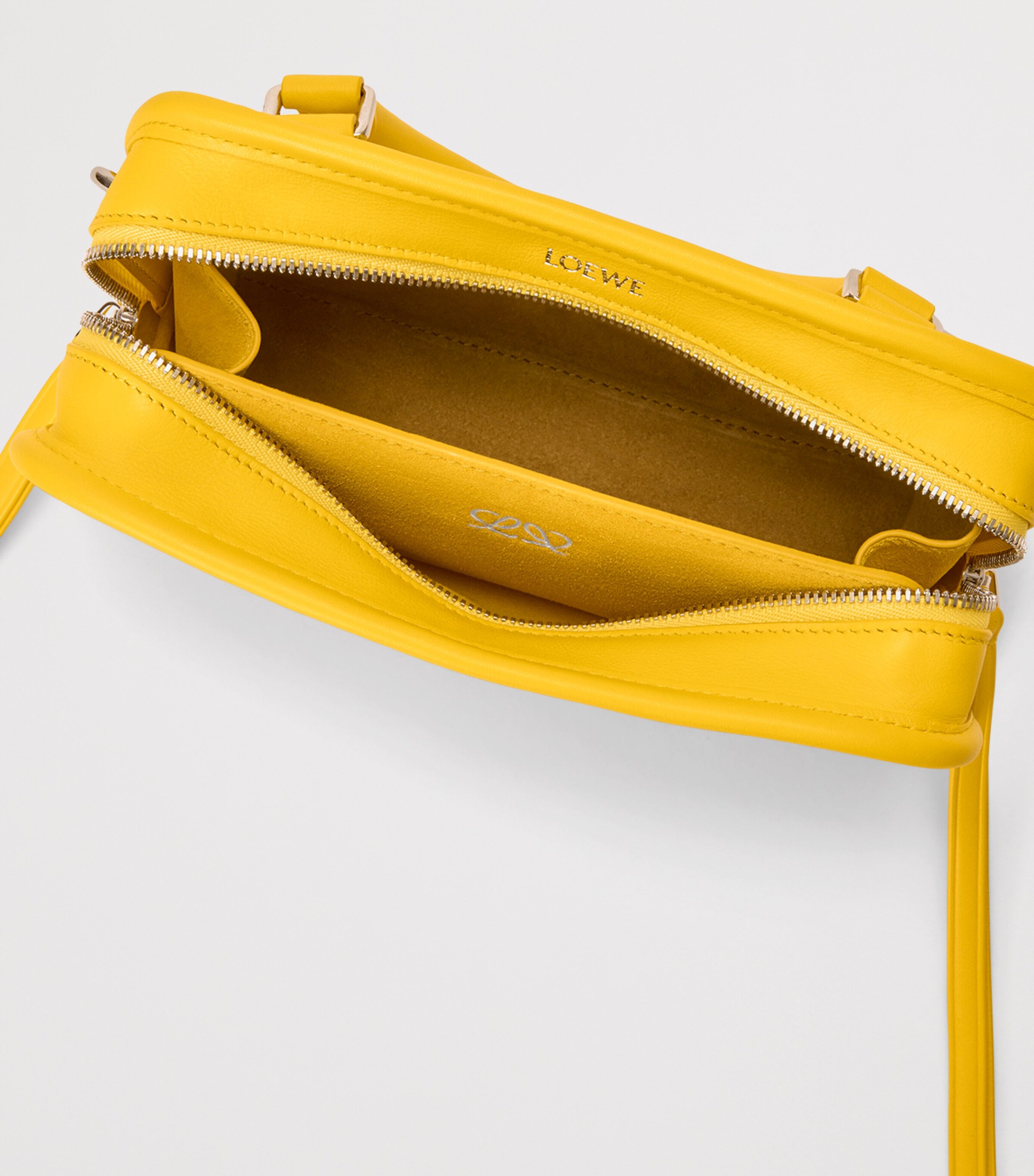 Mini Leather Amazona 180 Top-Handle Bag DAISY YELLOW Image 9