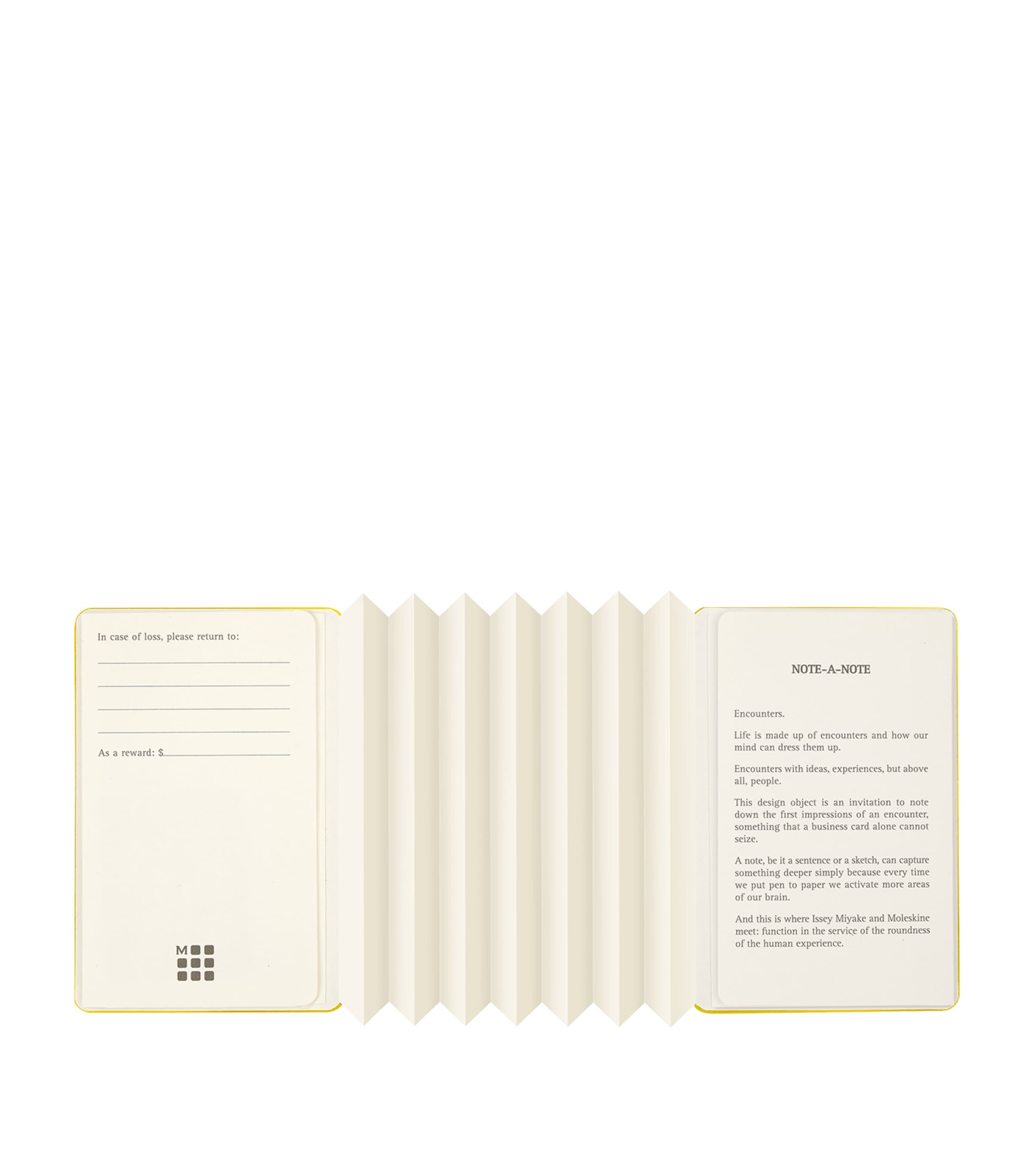 x Miyake Design Studio Business Card Holder YELLOW Image 5