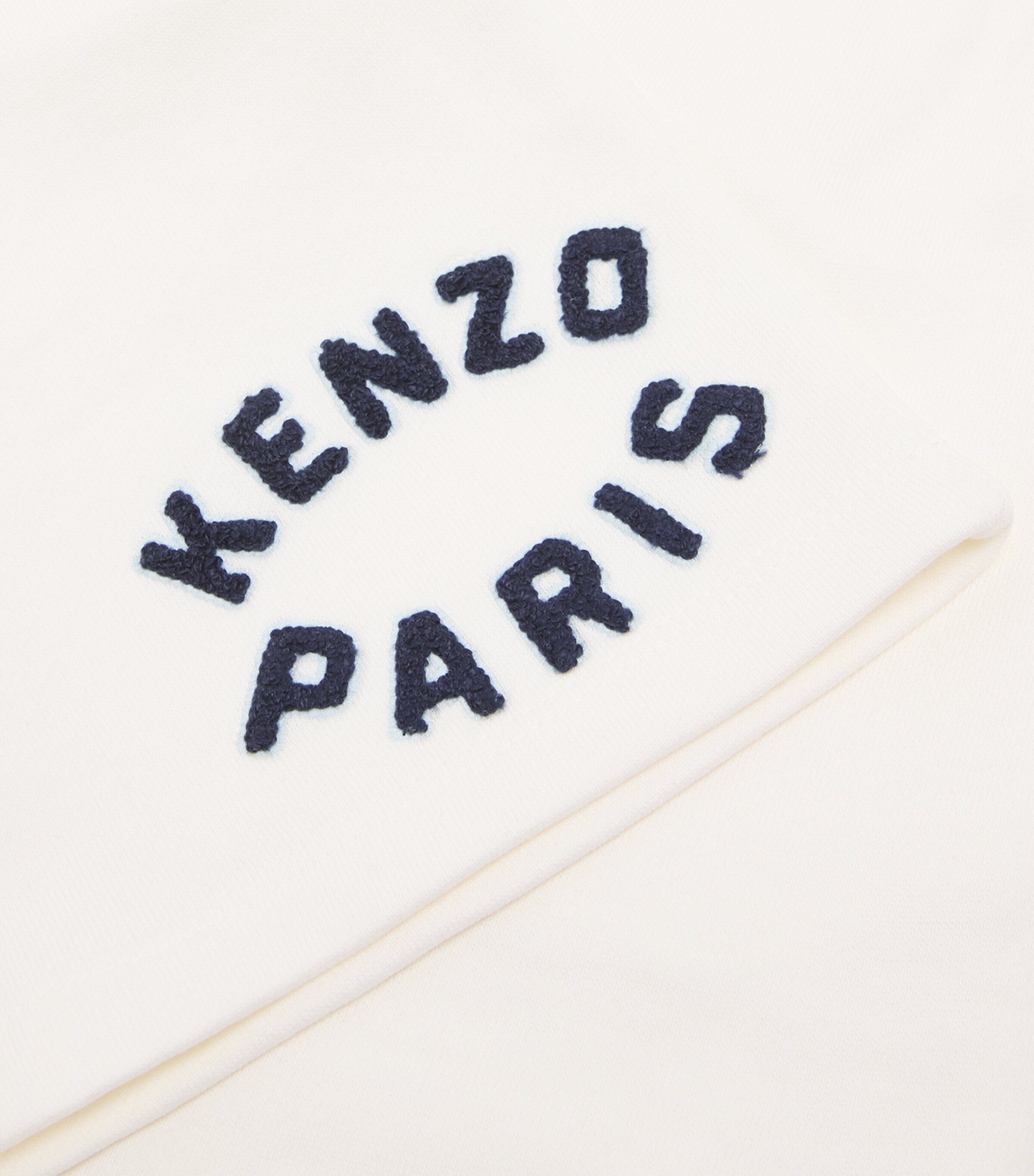 Kenzo Kids Cotton Embroidered Bermuda Shorts (2-14 Years) Offwhite Image 3