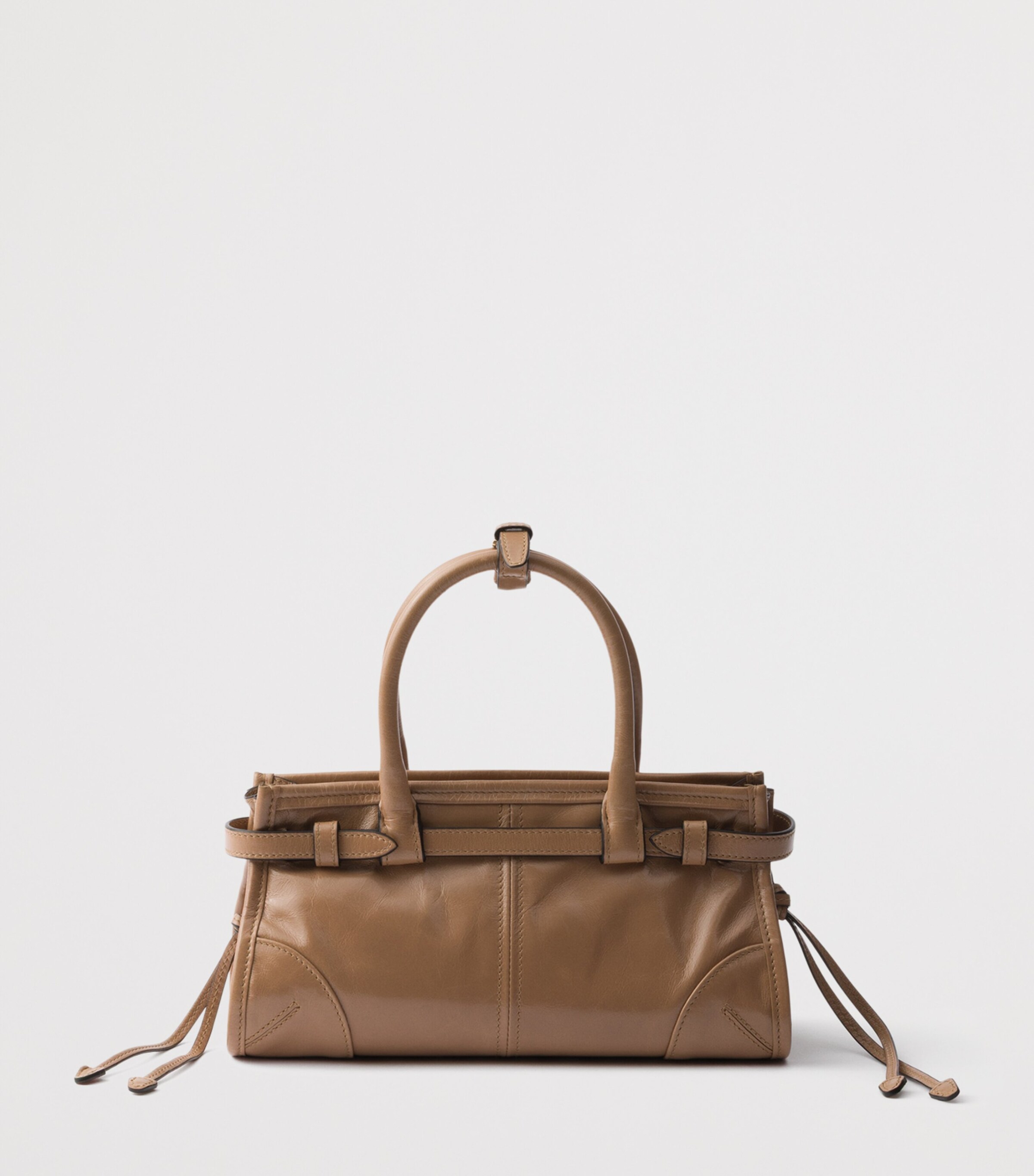 Prada Mini Leather Bonnie Top-Handle Bag Image 3