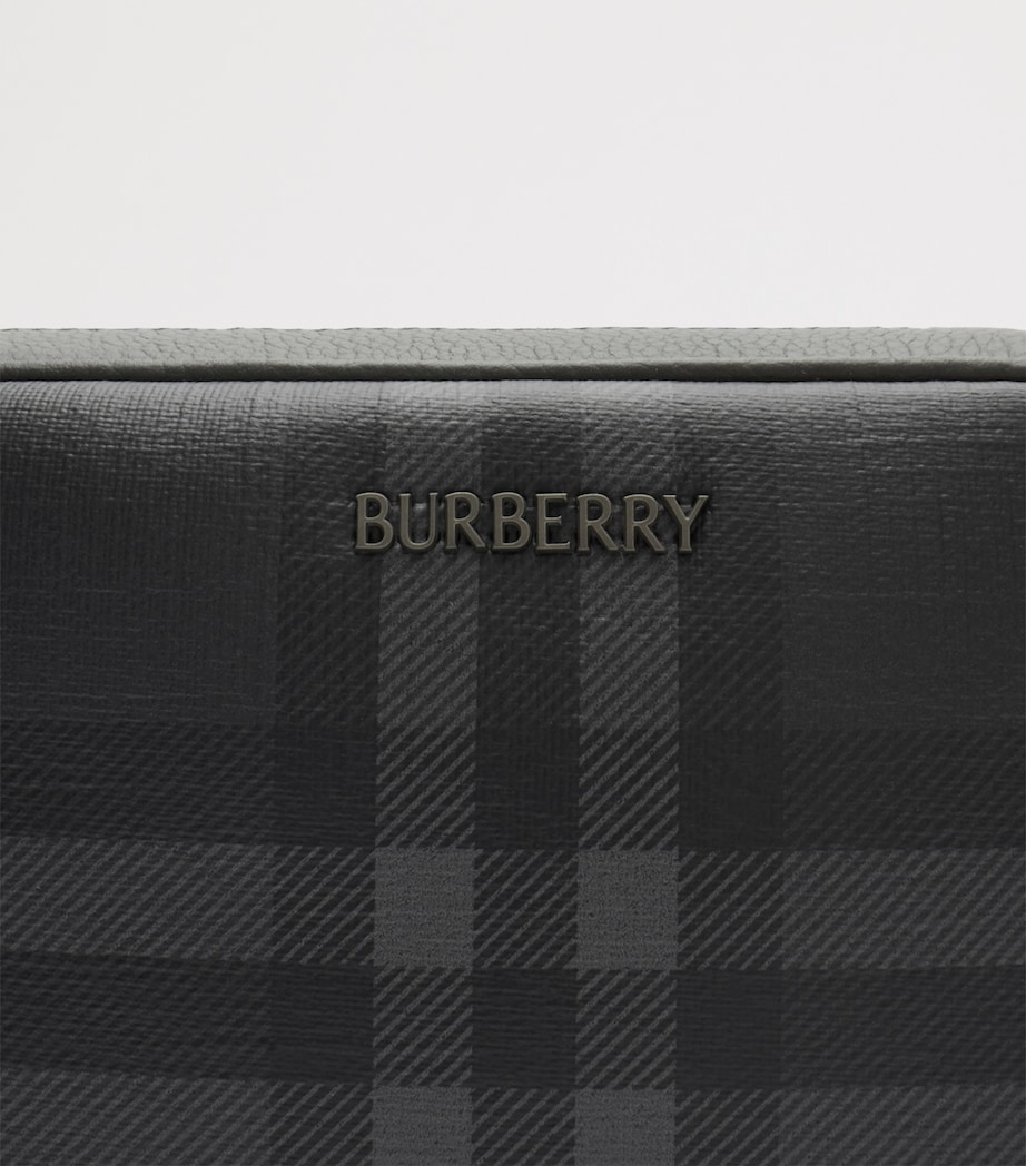 Burberry Mini City Check Cross-Body Bag Iron Image 5