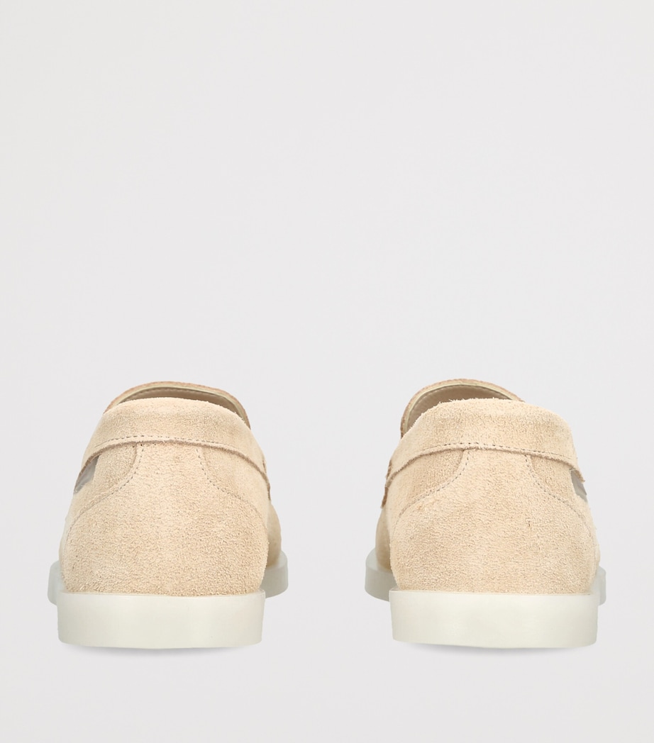 BabyWalker Suede Loafers Beige Image 4