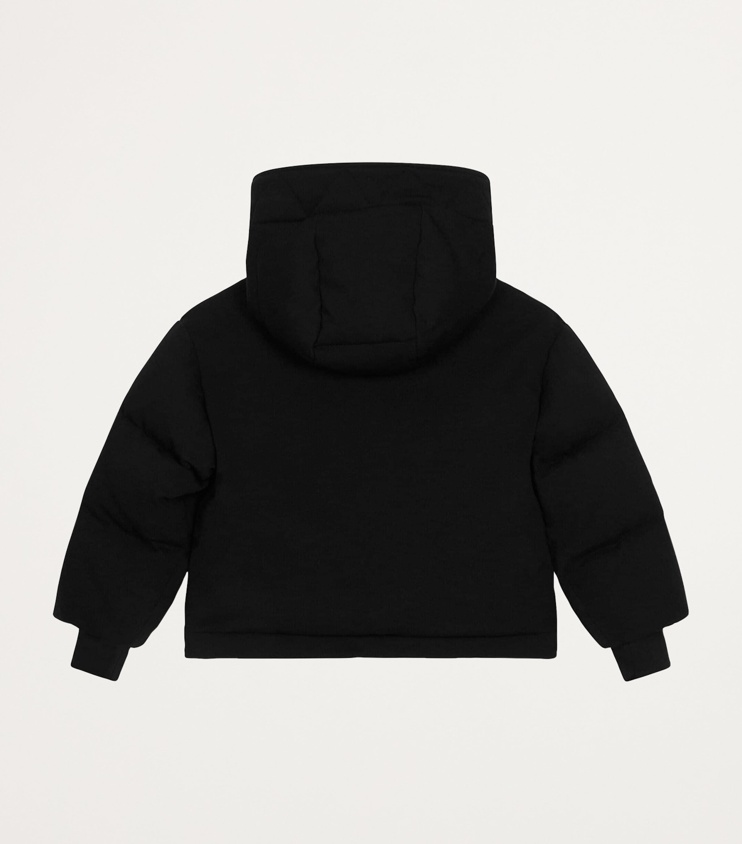 Dolce&Gabbana Kids Hooded Puffer Jacket (8-12+ Years) Black Image 2