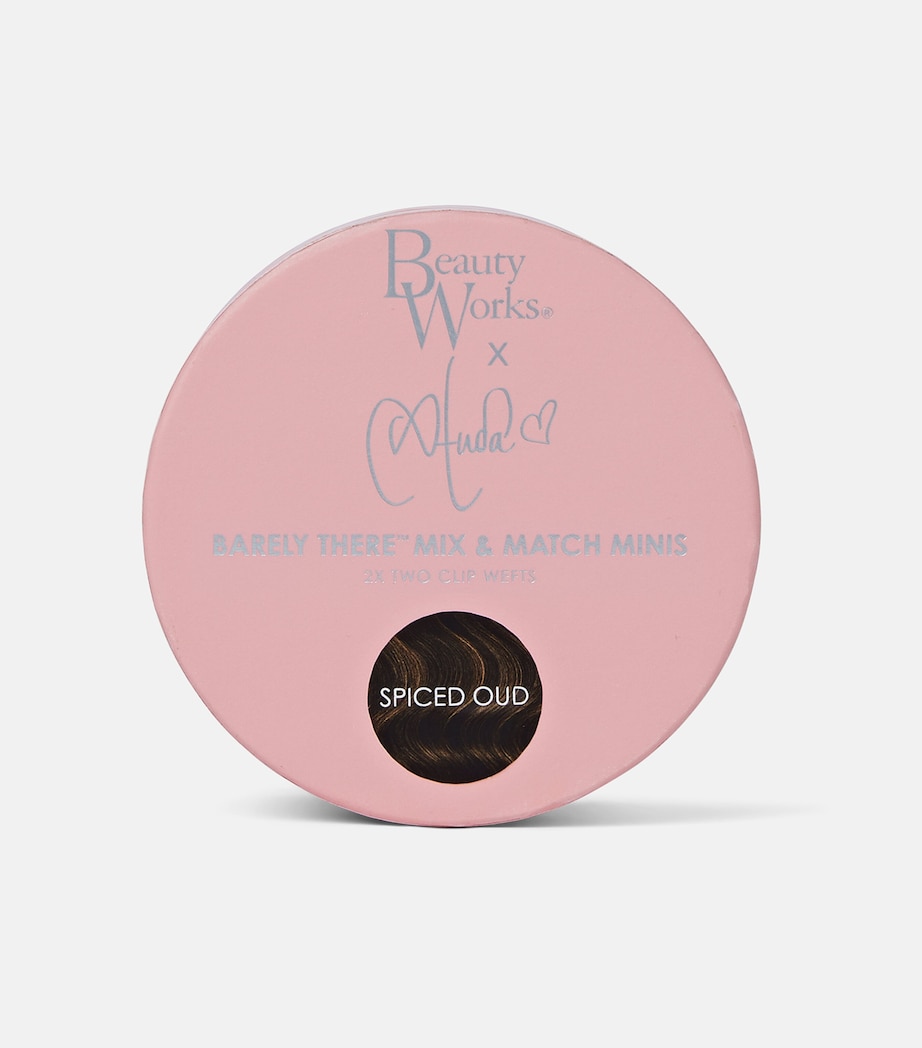 Beauty Works x Huda BARELY THERE Mix & Match Minis Clip-In Hair Extensions (18") DESERT DUNE Image 3