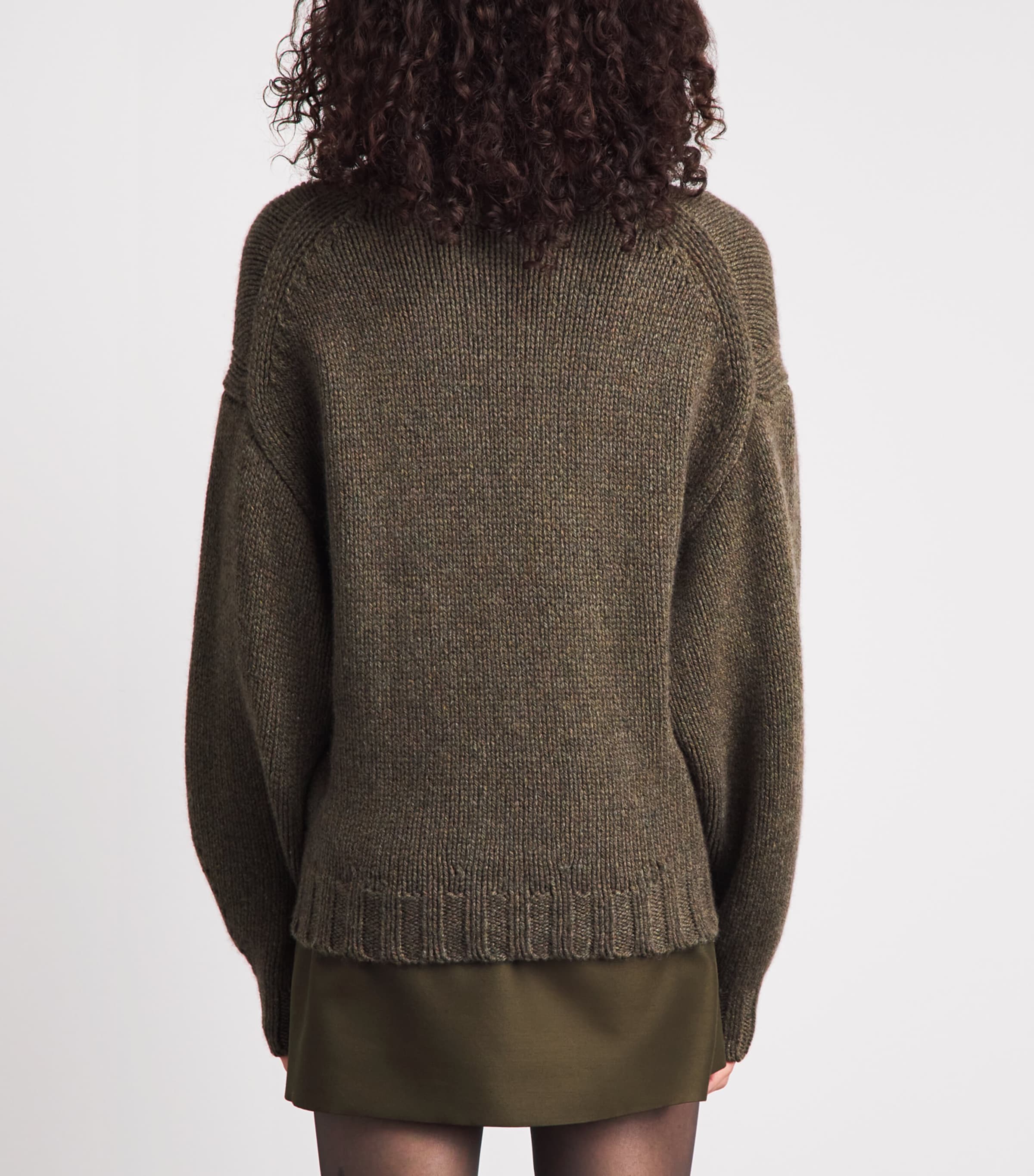 Khaite Womens Cashmere Gemma Sweater Artichoke Image 5