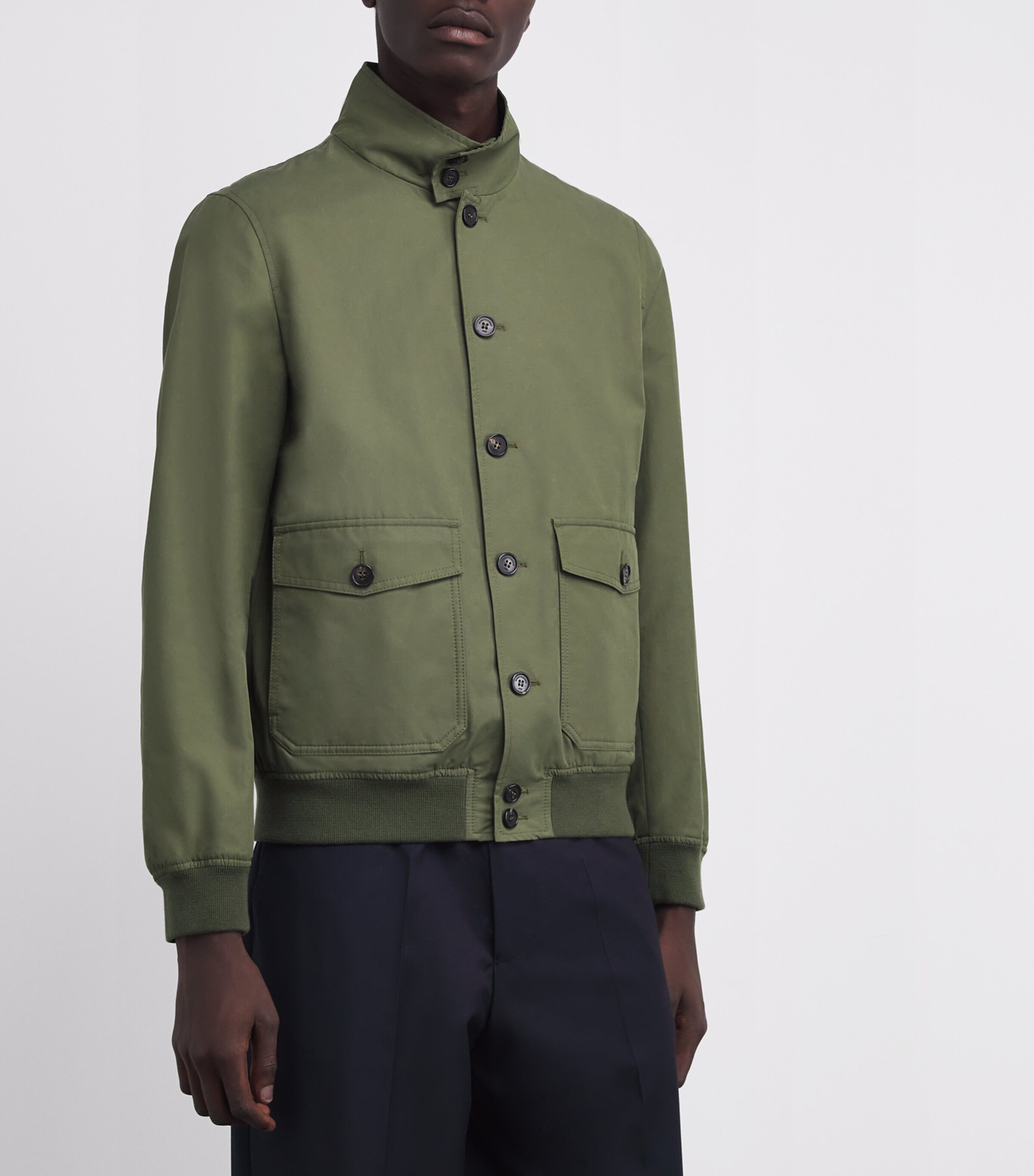 Cotton-Blend Bomber Jacket 730 VD MARCIO CHIARO Image 3