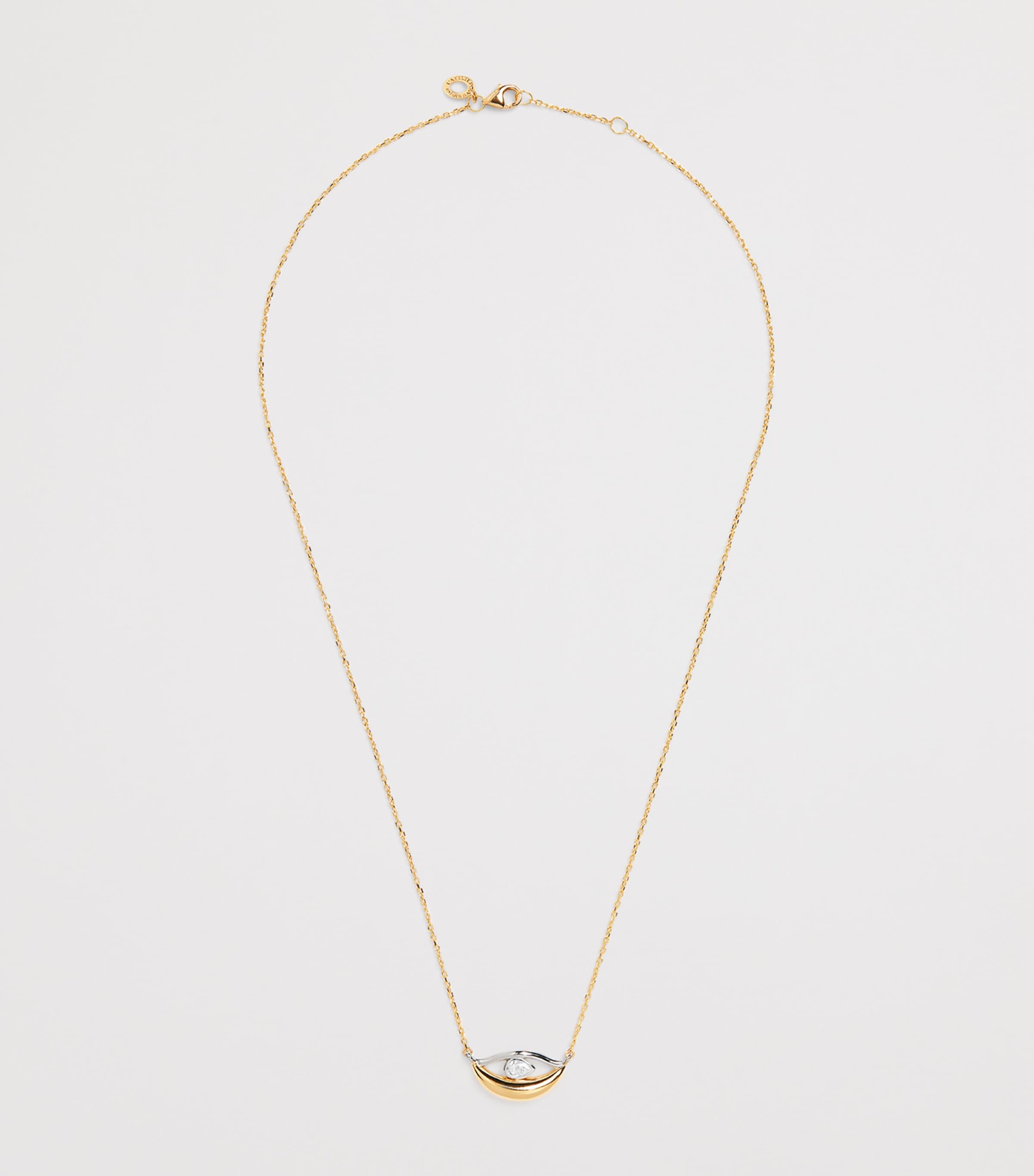 L'ATELIER NAWBAR Mixed Gold and Diamond Salvatore Lot N*93 Necklace Yellow Gold Image 3