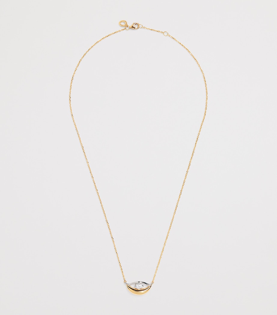 L'ATELIER NAWBAR Mixed Gold and Diamond Salvatore Lot N*93 Necklace Yellow Gold Image 3