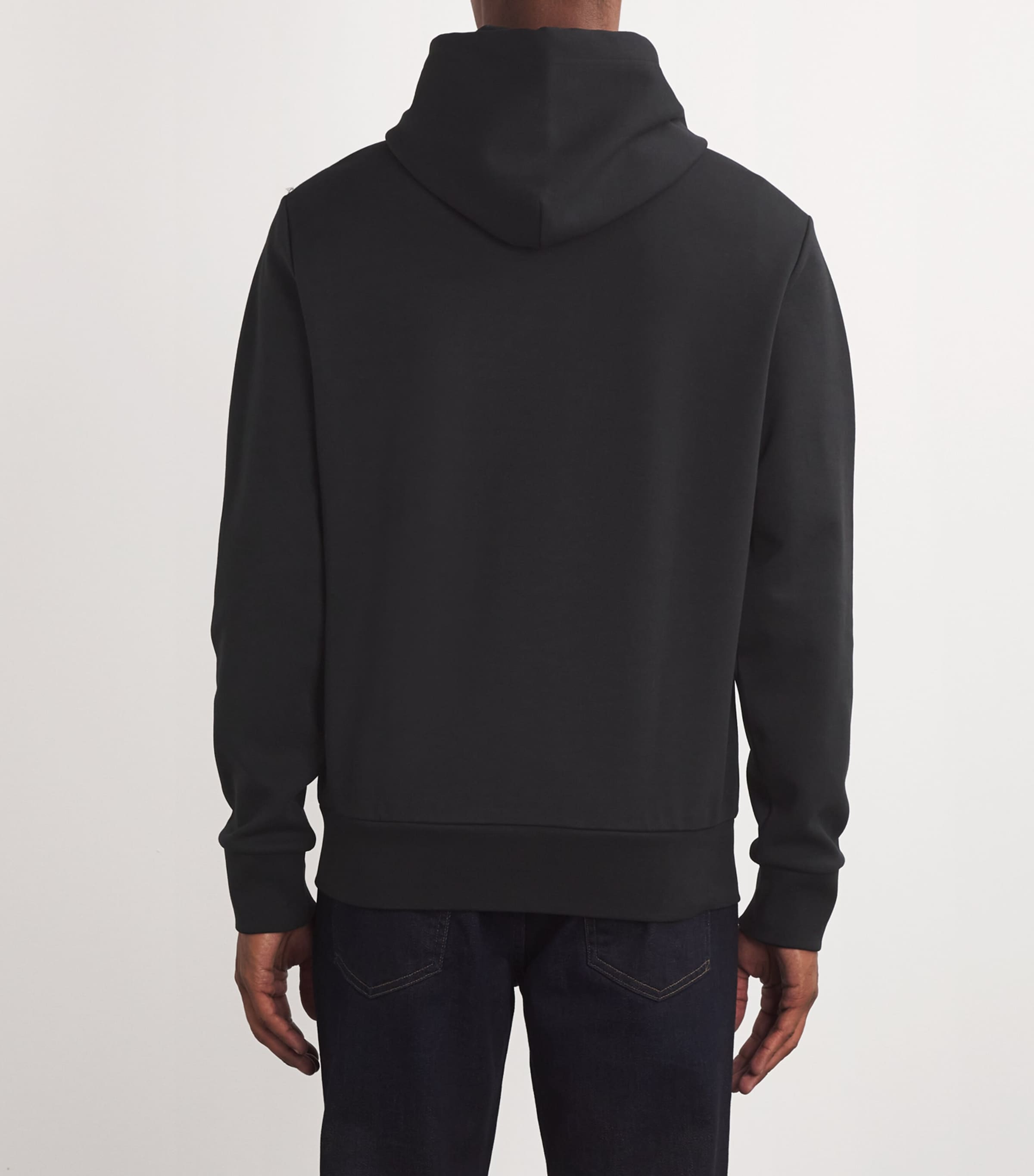 Polo Ralph Lauren Mens Chain Logo Hoodie Black Image 4