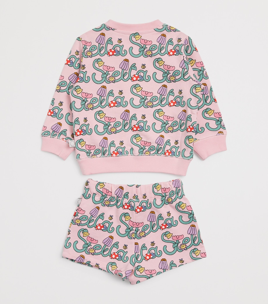 Stella McCartney Kids Floral T-Shirt and Shorts Set (6 Months-3 Years) Image 2
