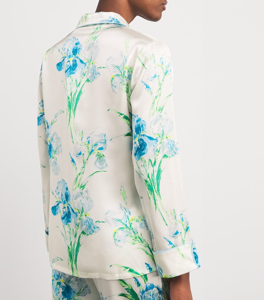 Silk Floral Lila Asterias Pyjama Set ASTERIAS Image 4