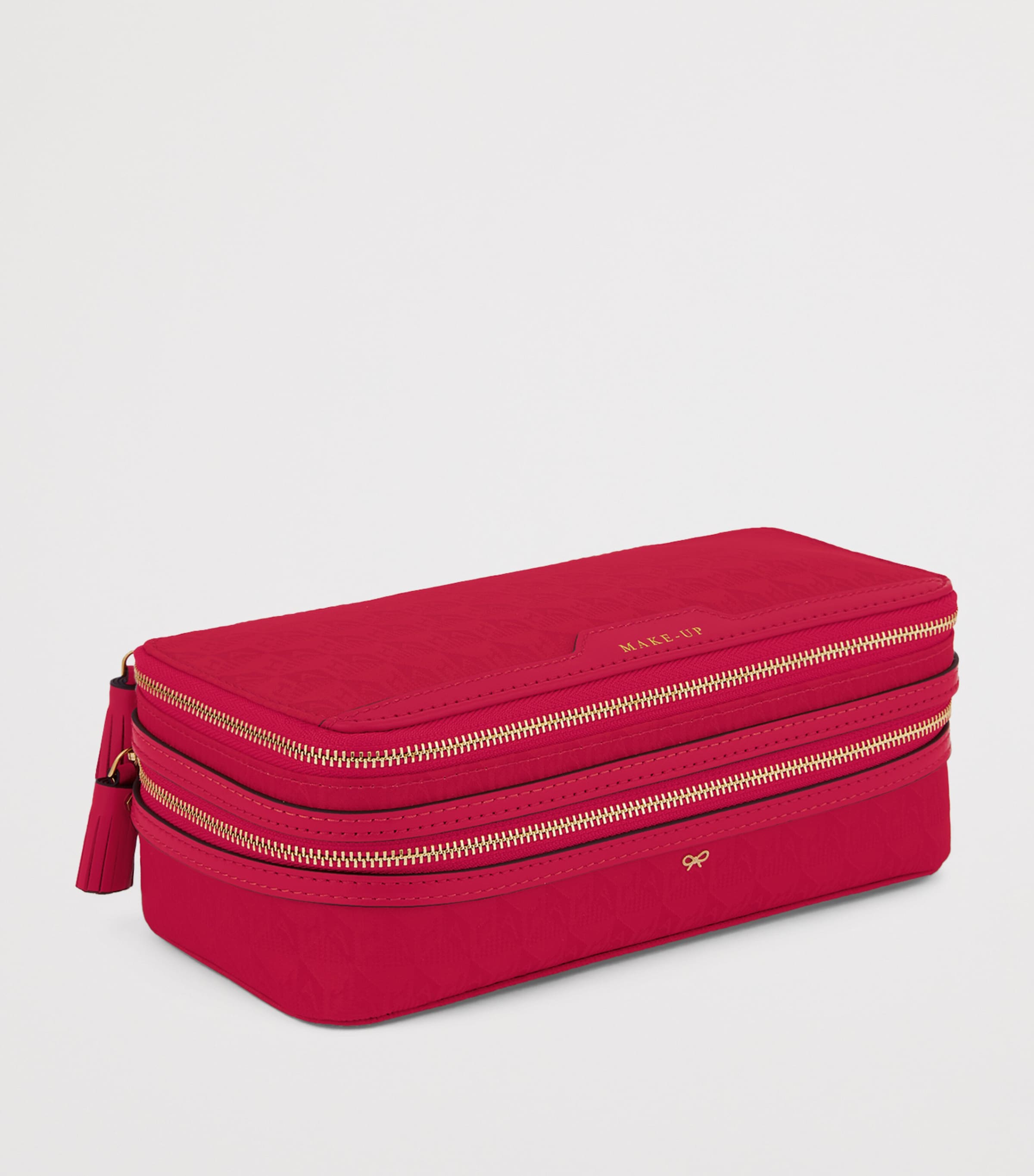 Jacquard Logo Make-Up Pouch MAGENTA Image 2