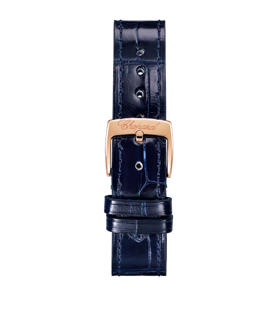 Rose Gold and Diamond Happy Sport Automatic Watch 33mm 18K ROSE GOLD Image 3