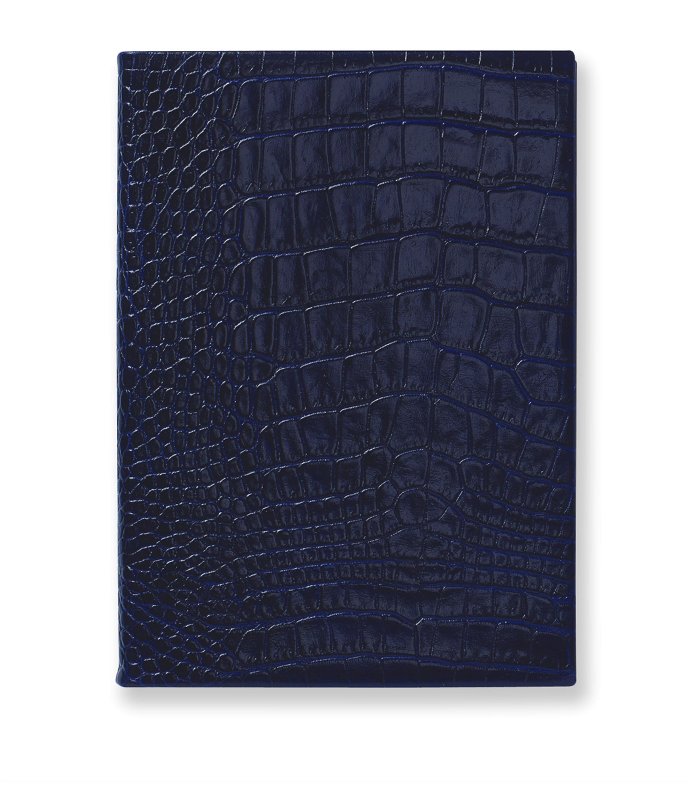 Leather Mara Soho A5 Notebook BLUE Image 1
