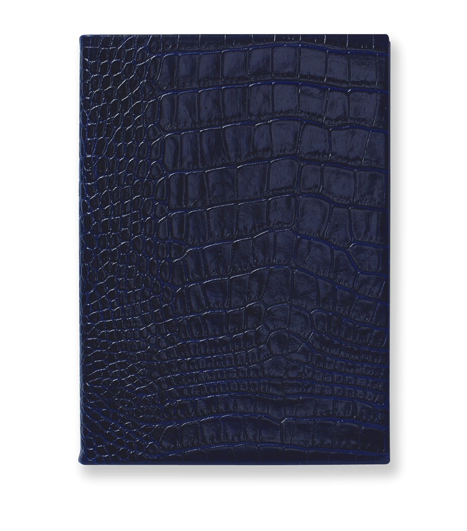 Leather Mara Soho A5 Notebook BLUE Image 1