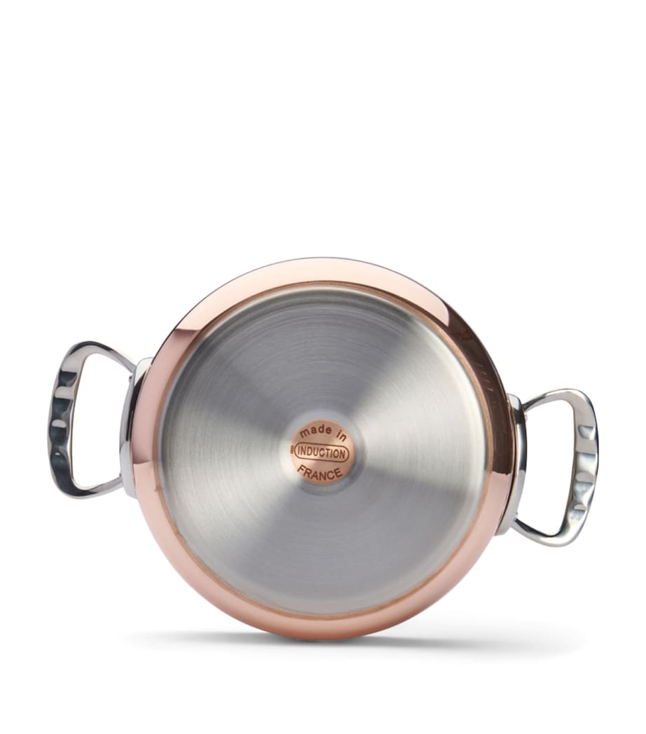 De Buyer Copper Prima Matera Sauté Pan and Lid (24cm) Copper Image 5