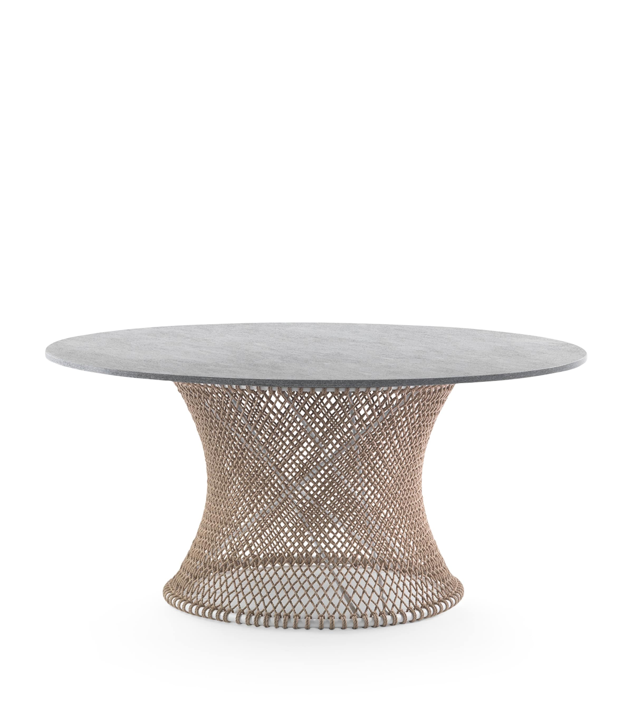 Oasis Outdoor Dining Table WHITE EMBOSSED Image 1