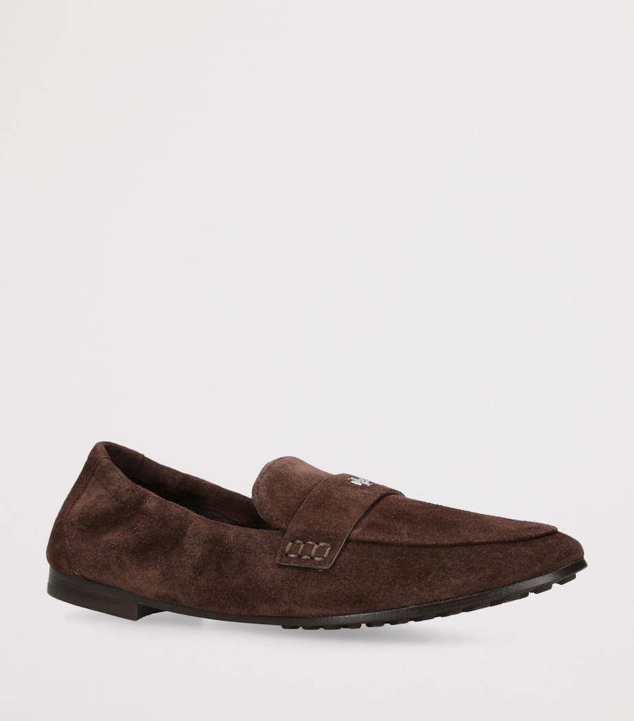 Suede Ballet Loafers BROWN Image 3