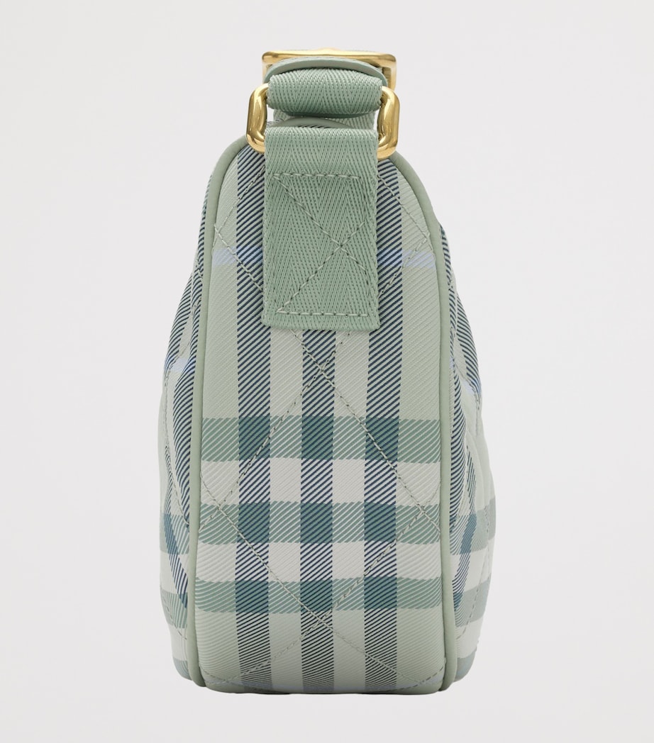 Check Horseshoe Cross-Body Bag SEAFOAM GREEN Image 4