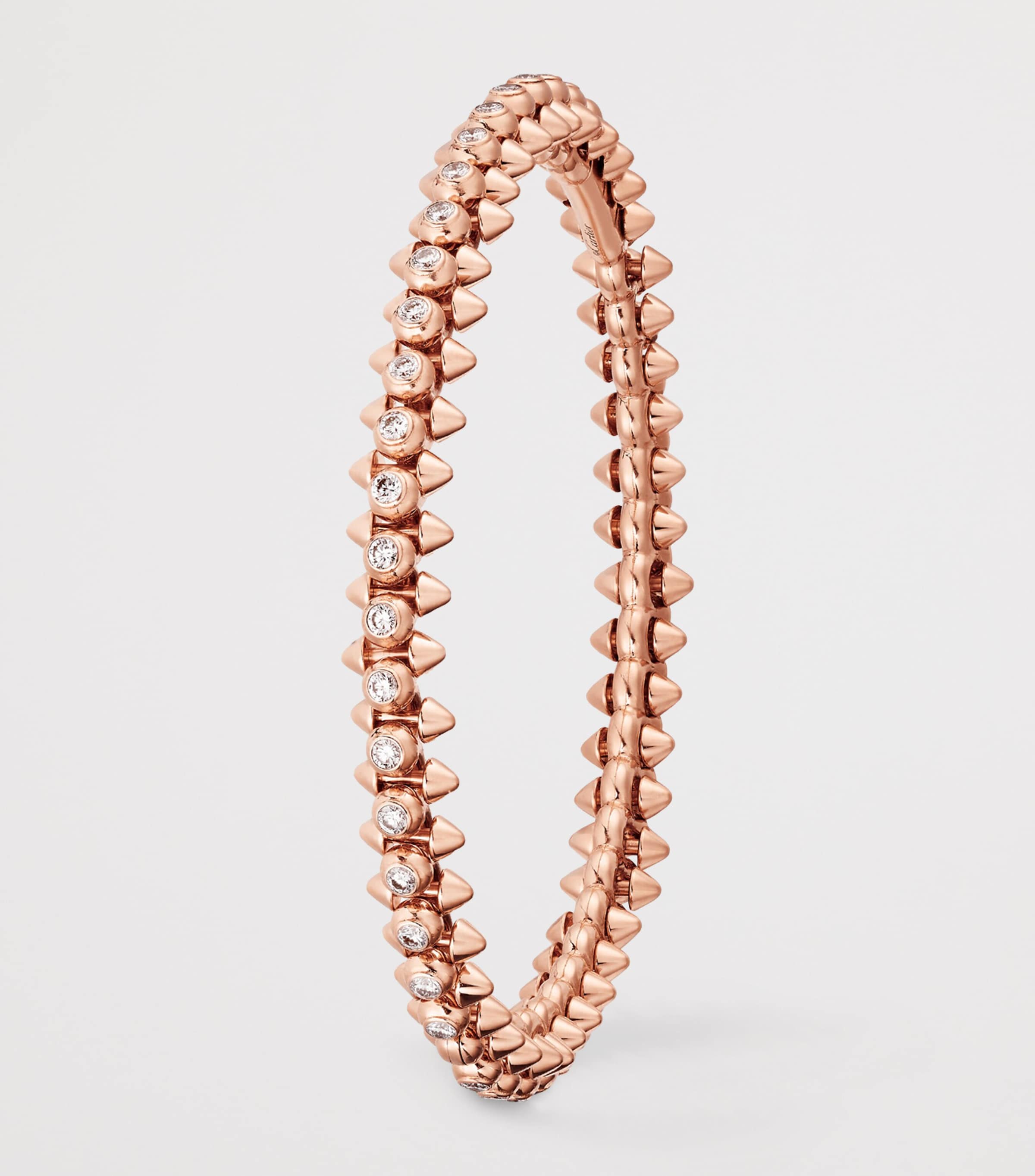 Rose Gold and Diamond Clash de Cartier Bracelet ROSE GOLD Image 3