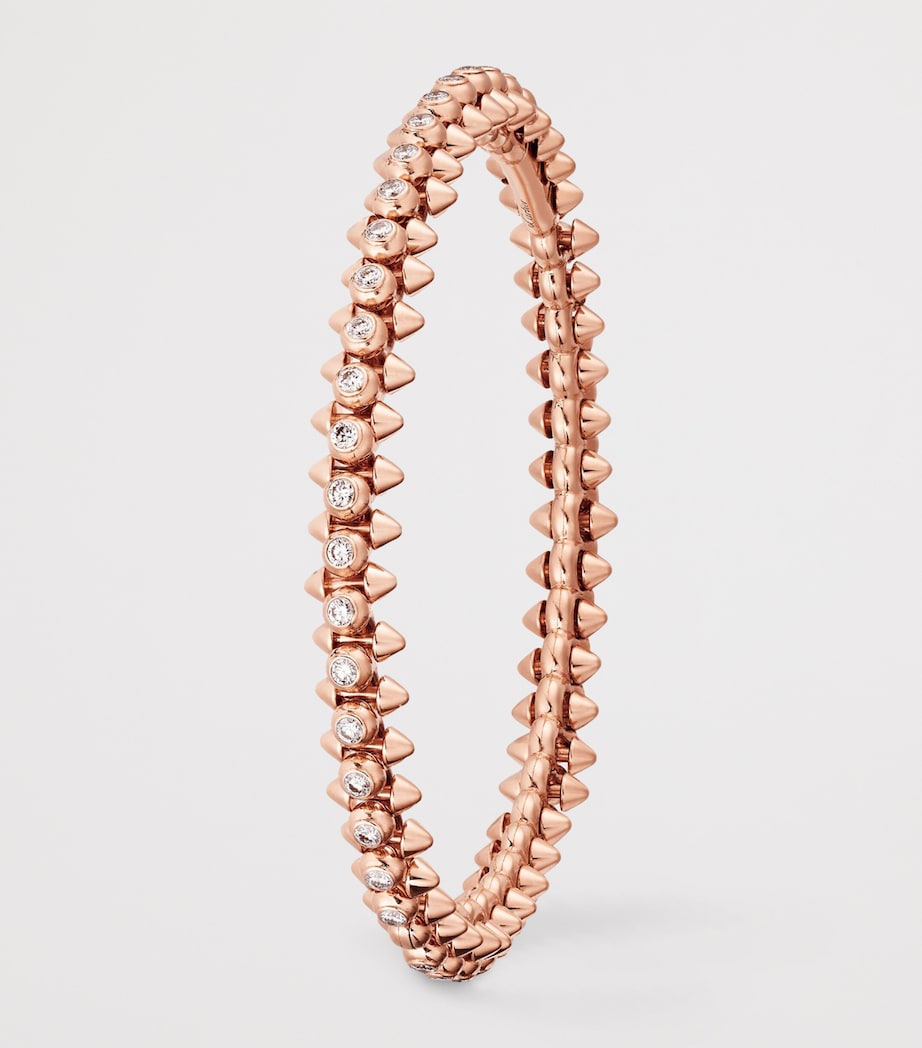 Rose Gold and Diamond Clash de Cartier Bracelet ROSE GOLD Image 3