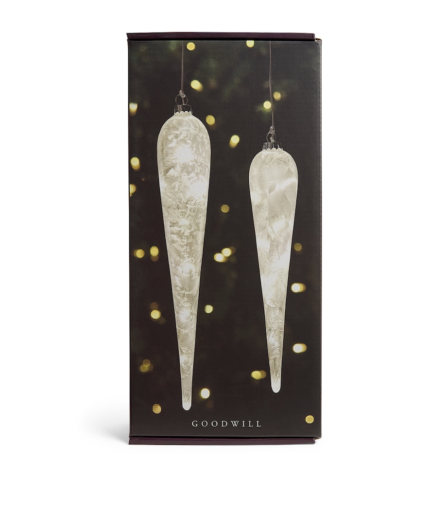 Frost Drop Lights (Set of 2) WHITE Image 1