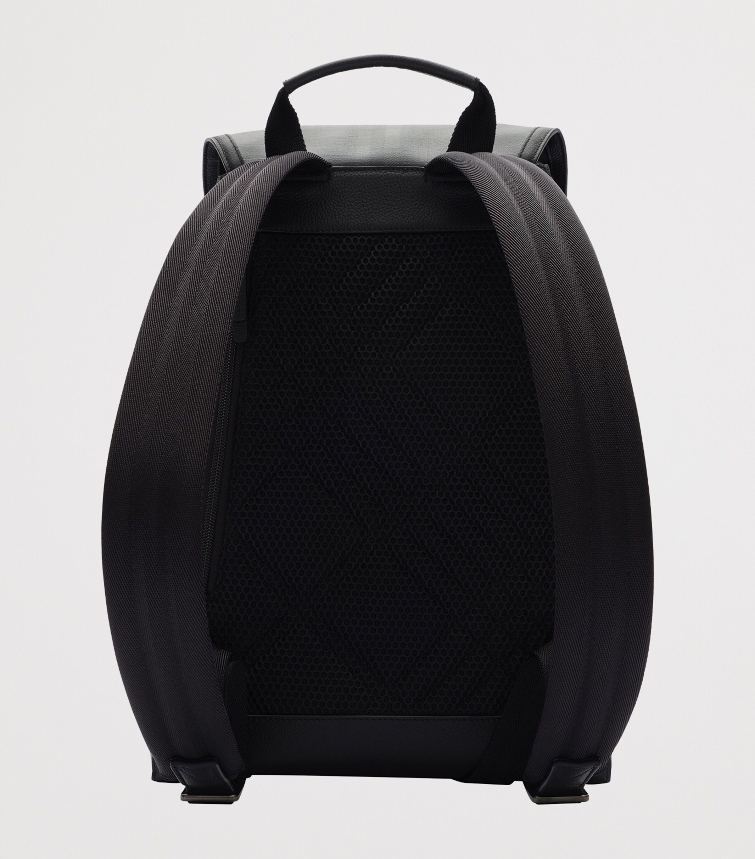 Burberry City Check Clip Backpack Iron Image 4