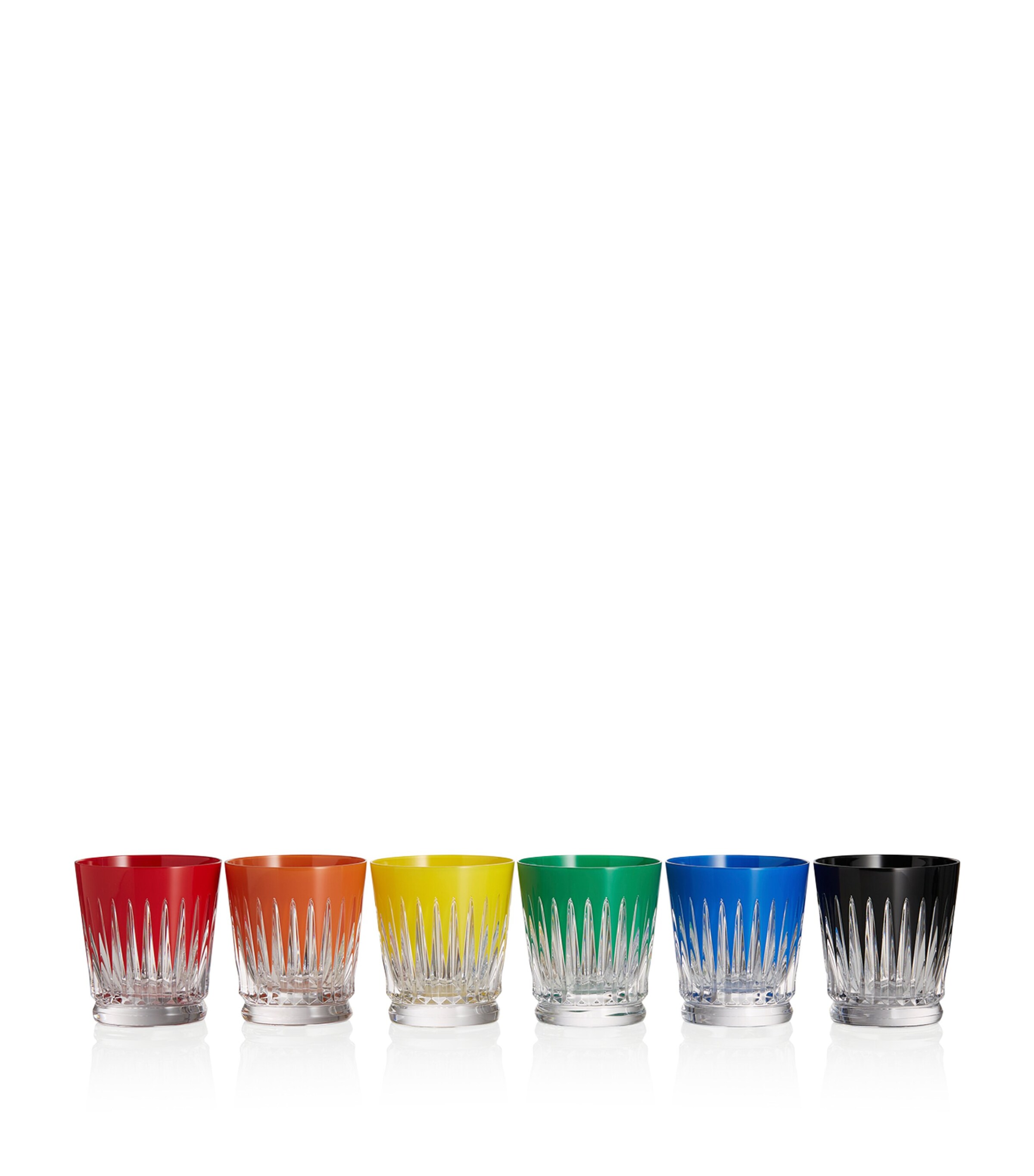 Set of 6 Crystal Firework Tumblers (340ml) MULTI Image 5