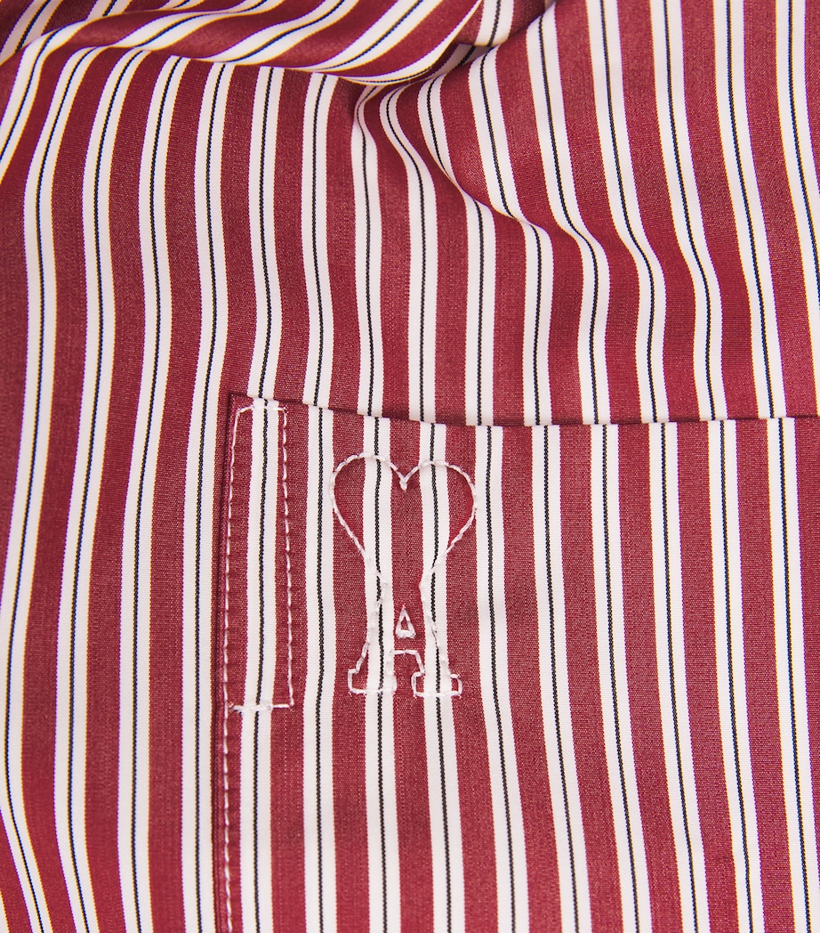 Stripe Ami de Coeur Shirt 693 - CERISE/BLANC/NOIR Image 5