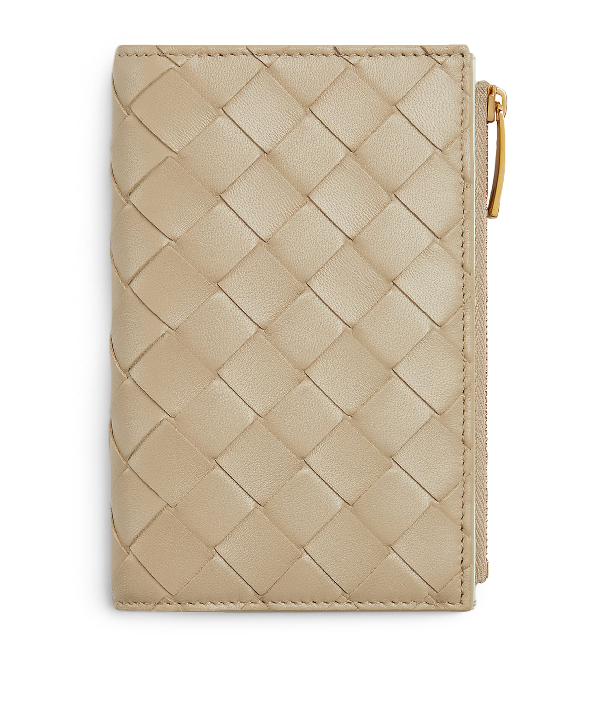 Bottega Veneta Medium Leather Intrecciato Bifold Wallet Image 1