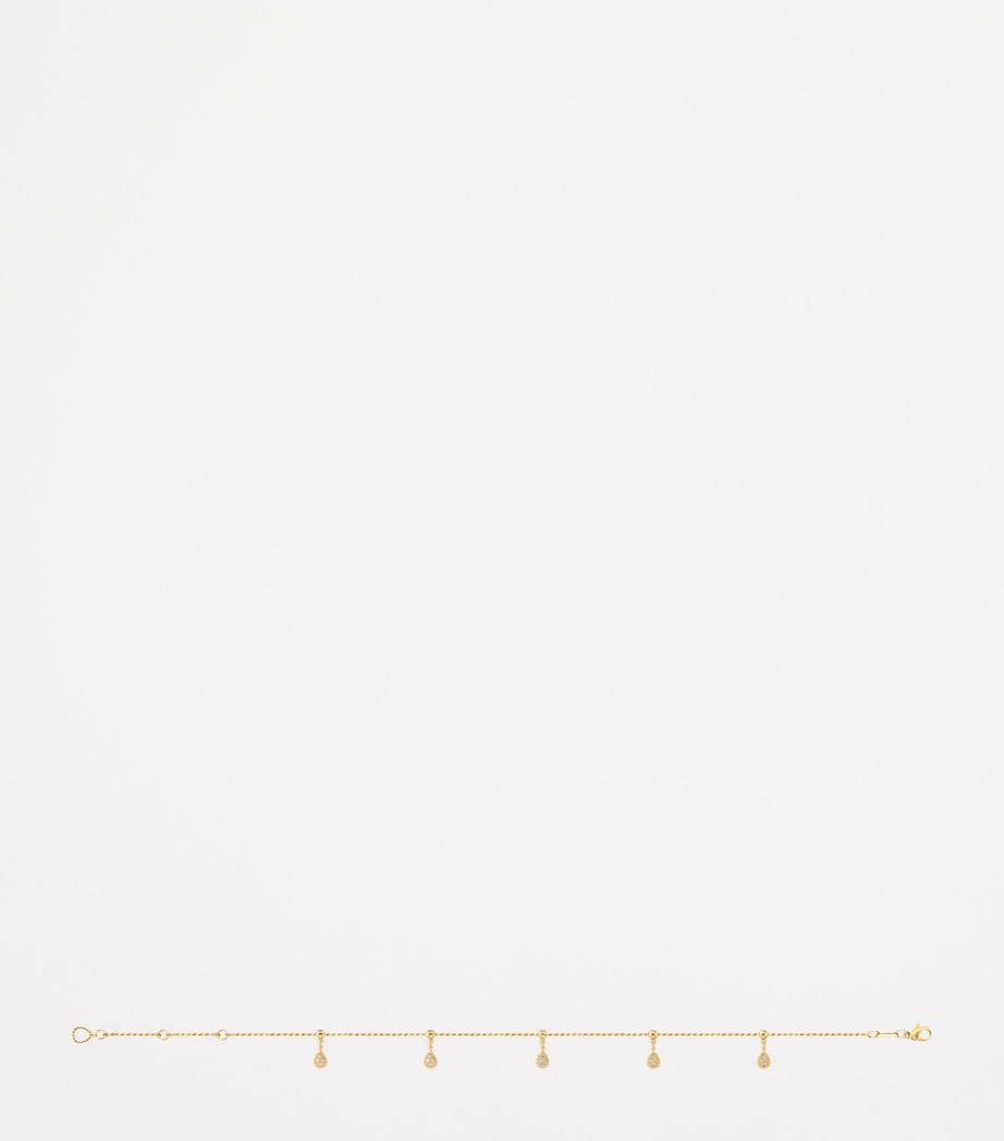 Yellow Gold and Diamond Serpent Bohème Ankle Bracelet YELLOW GOLD Image 3