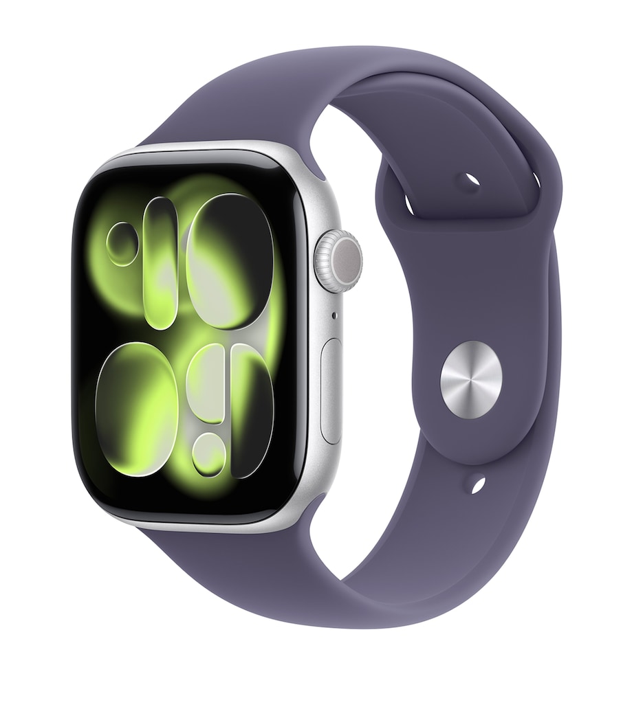Apple Watch Series 1 - Silver Aluminium with Purple Sport Band, 46mm, Small/Medium SILVER Image 2