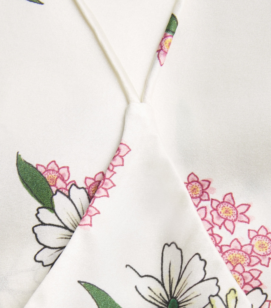 Olivia von Halle Womens Silk Floral Bella Pyjama Set Ana Image 6