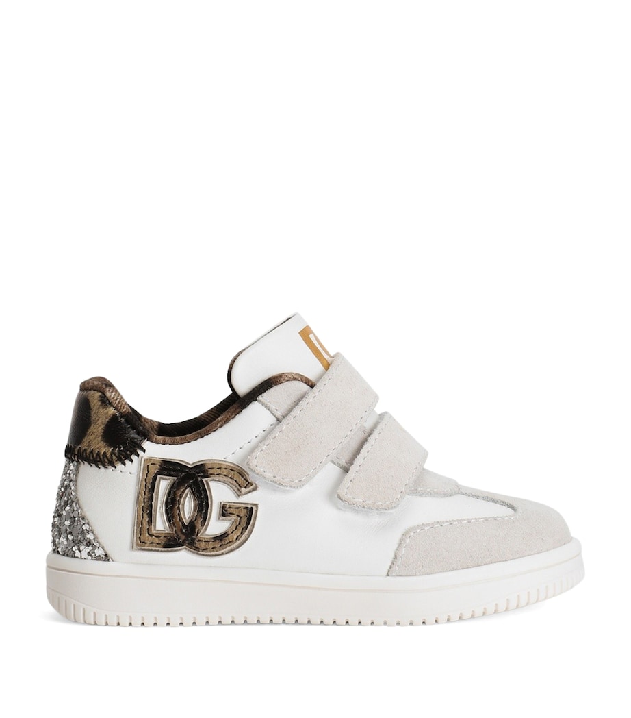 Dolce&Gabbana Kids Embellished DG Sneakers Image 1