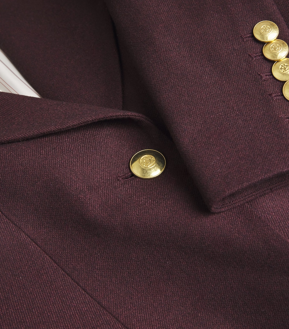 Kessler Single-Breasted Blazer N0880 DRK CRNT MLNGE Image 5