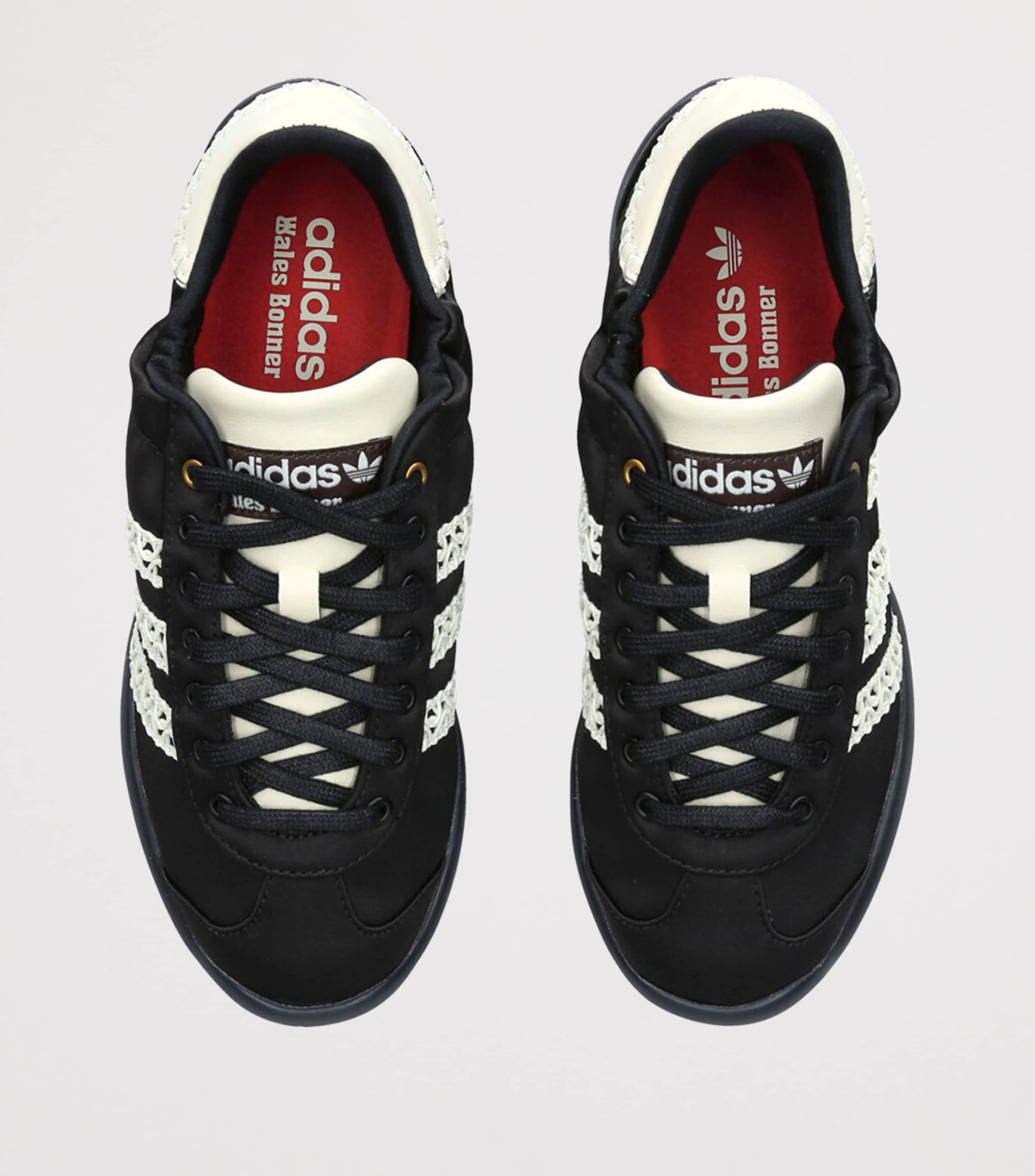 KARIN adidas Black x Wales Bonner Satin Karintha Sneakers | Harrods US